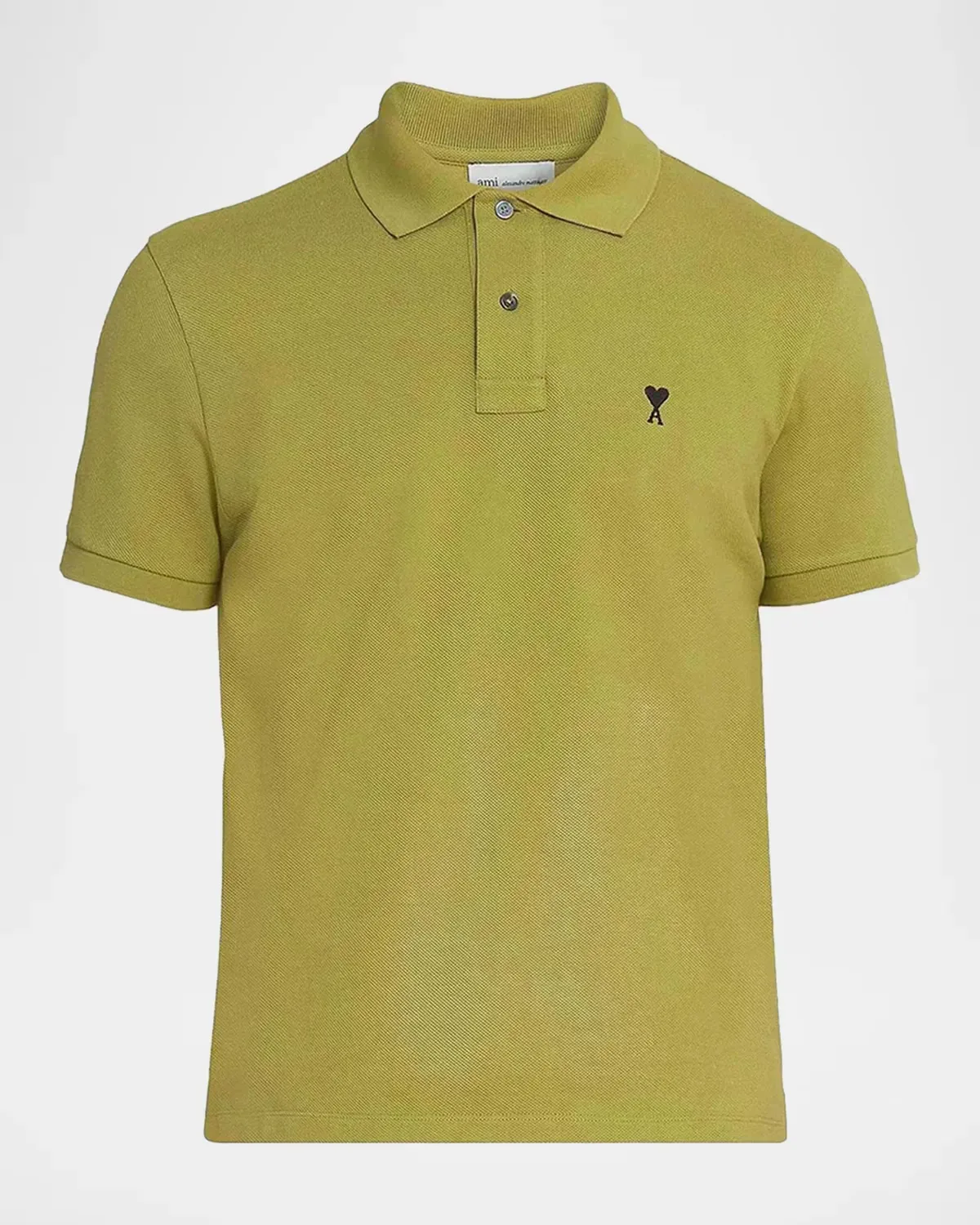 Cotton Pique Ami De Coeur Polo Shirt by Ami Paris