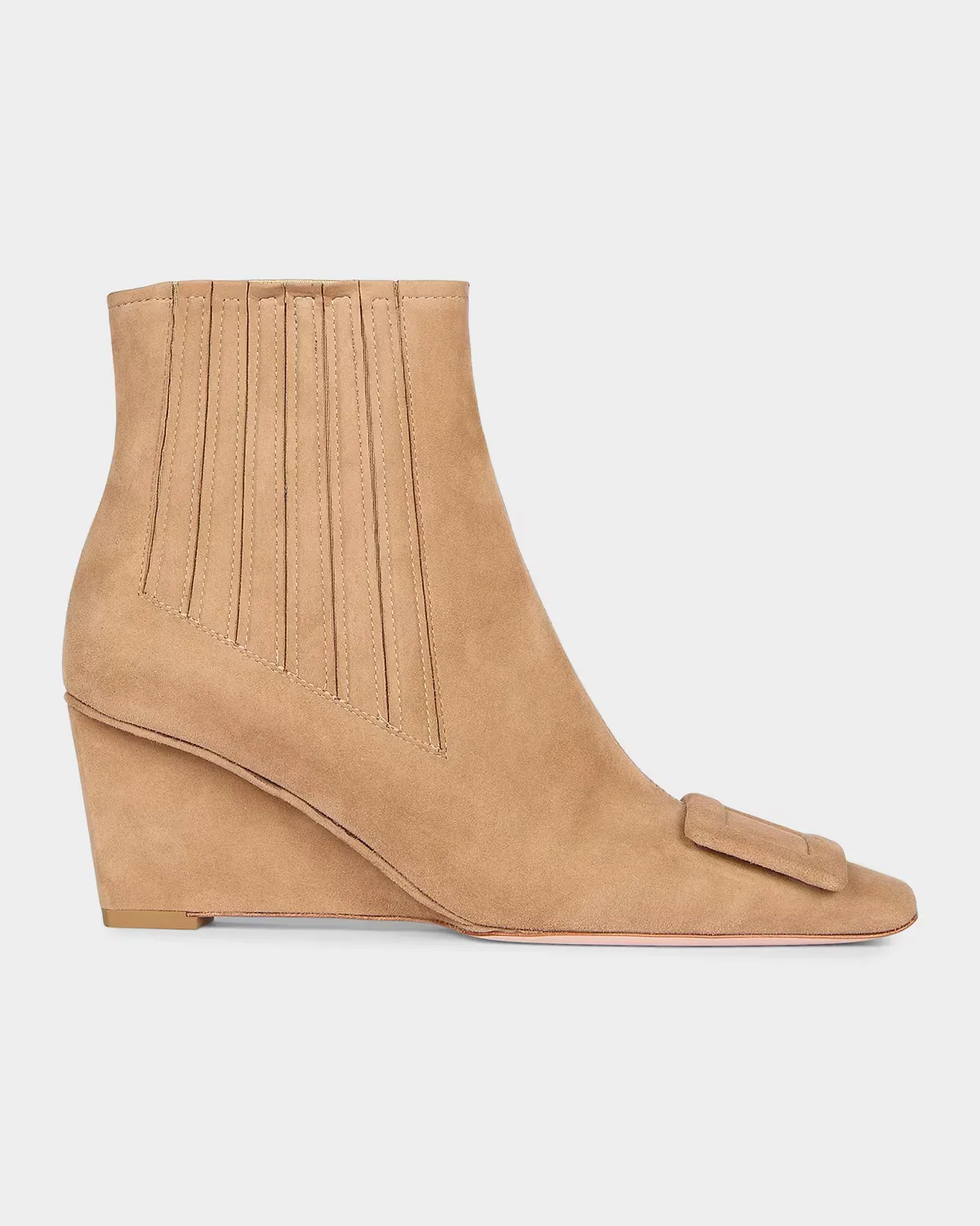 Belle Vivier 60MM Suede Boots by Roger Vivier