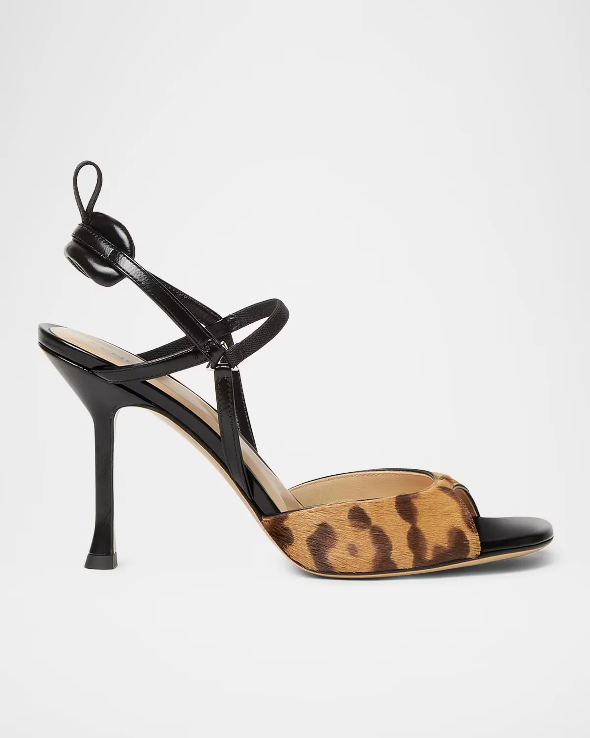 Very Colibri 85MM Leopard-Print Calf Hair Slingback Sandals