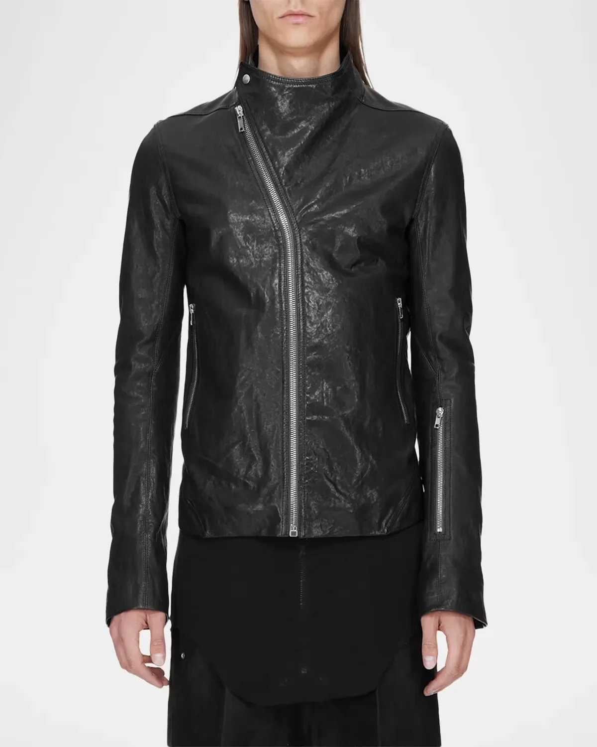 Release Leather Jacket by Rick Owens