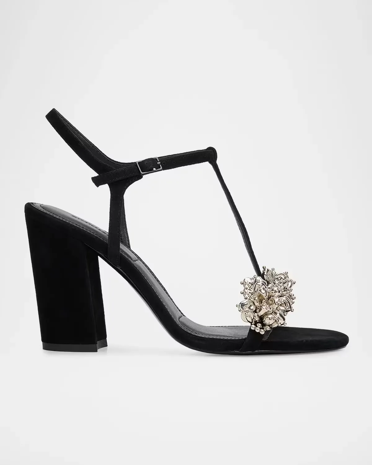 Stacey 95MM Embellished Satin Sandals