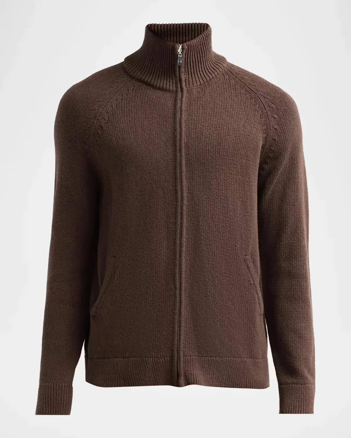 Falberg Zip-Front Sweater by PAIGE