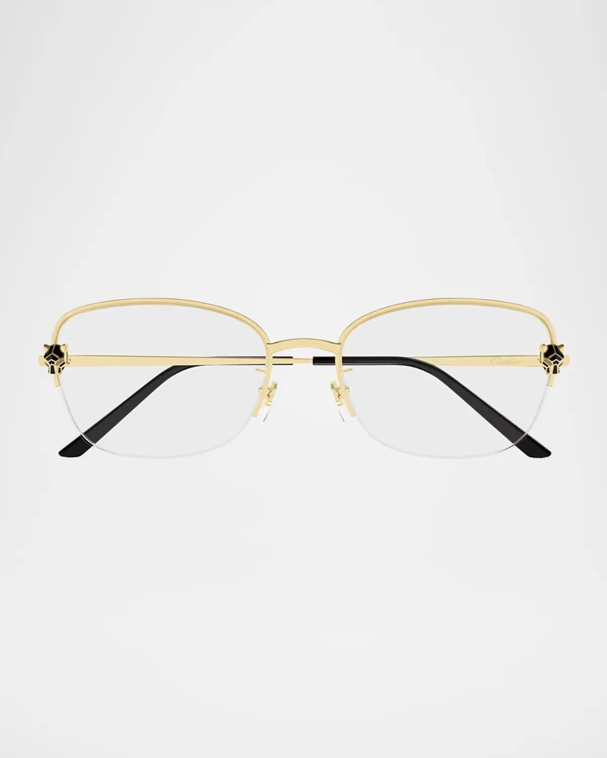Panthre De Cartier 55MM 24K-Gold-Plated Optical Eyeglasses by Cartier's