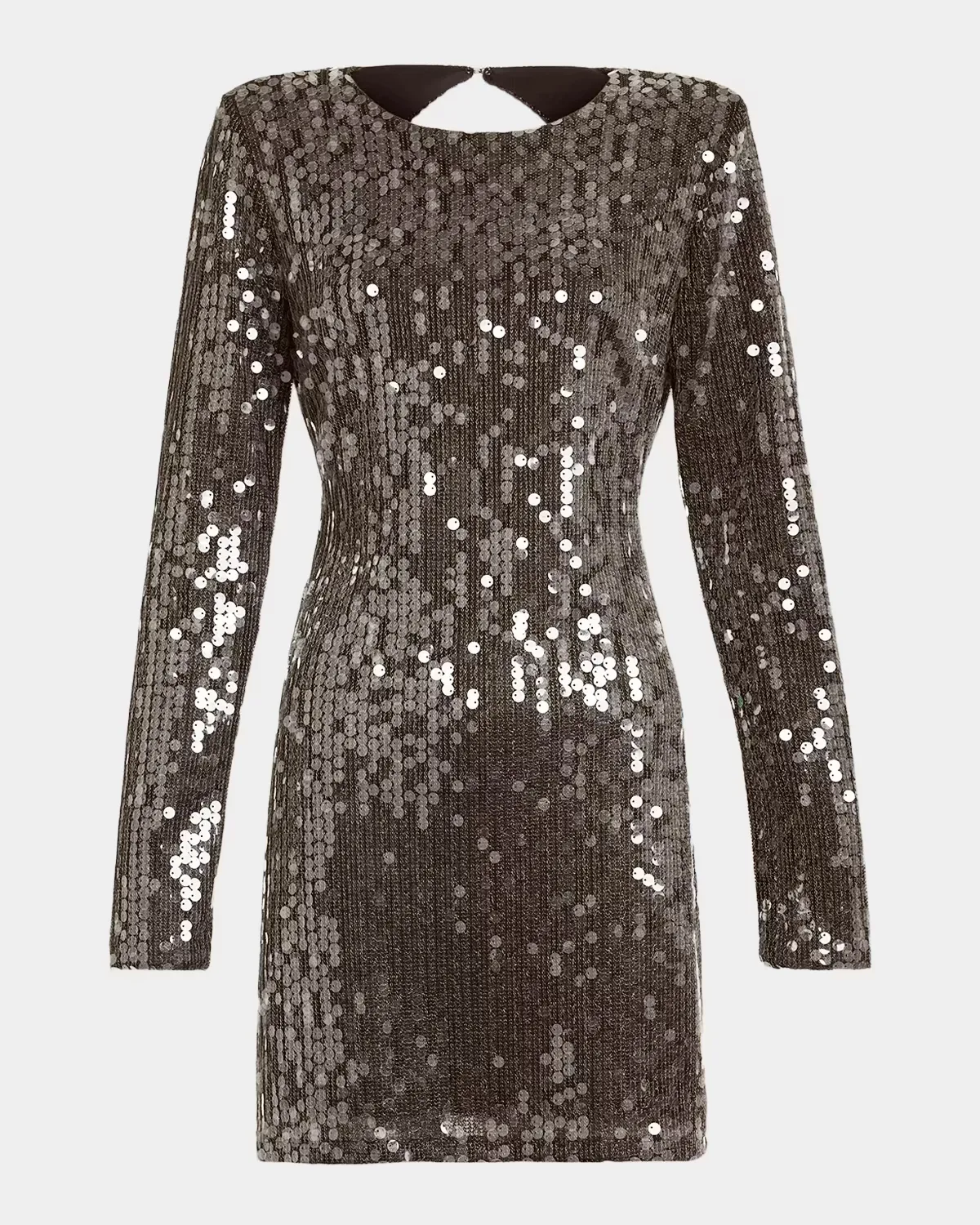 Lola Sequined Long-Sleeve Mini Dress