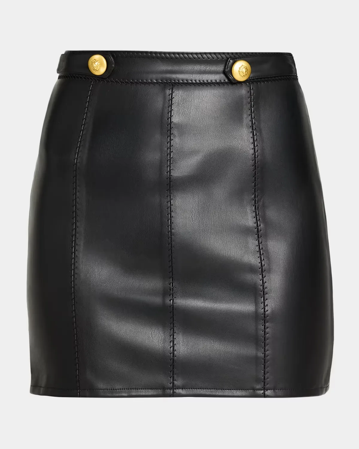 Arlena Faux-Leather Mini Skirt by L & apos;AGENCE