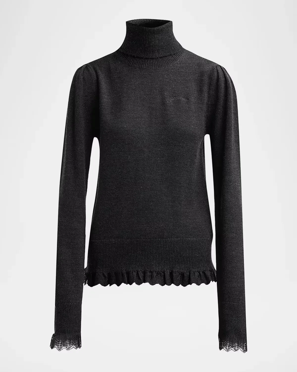 Merino Wool Turtleneck Sweater by GANNI
