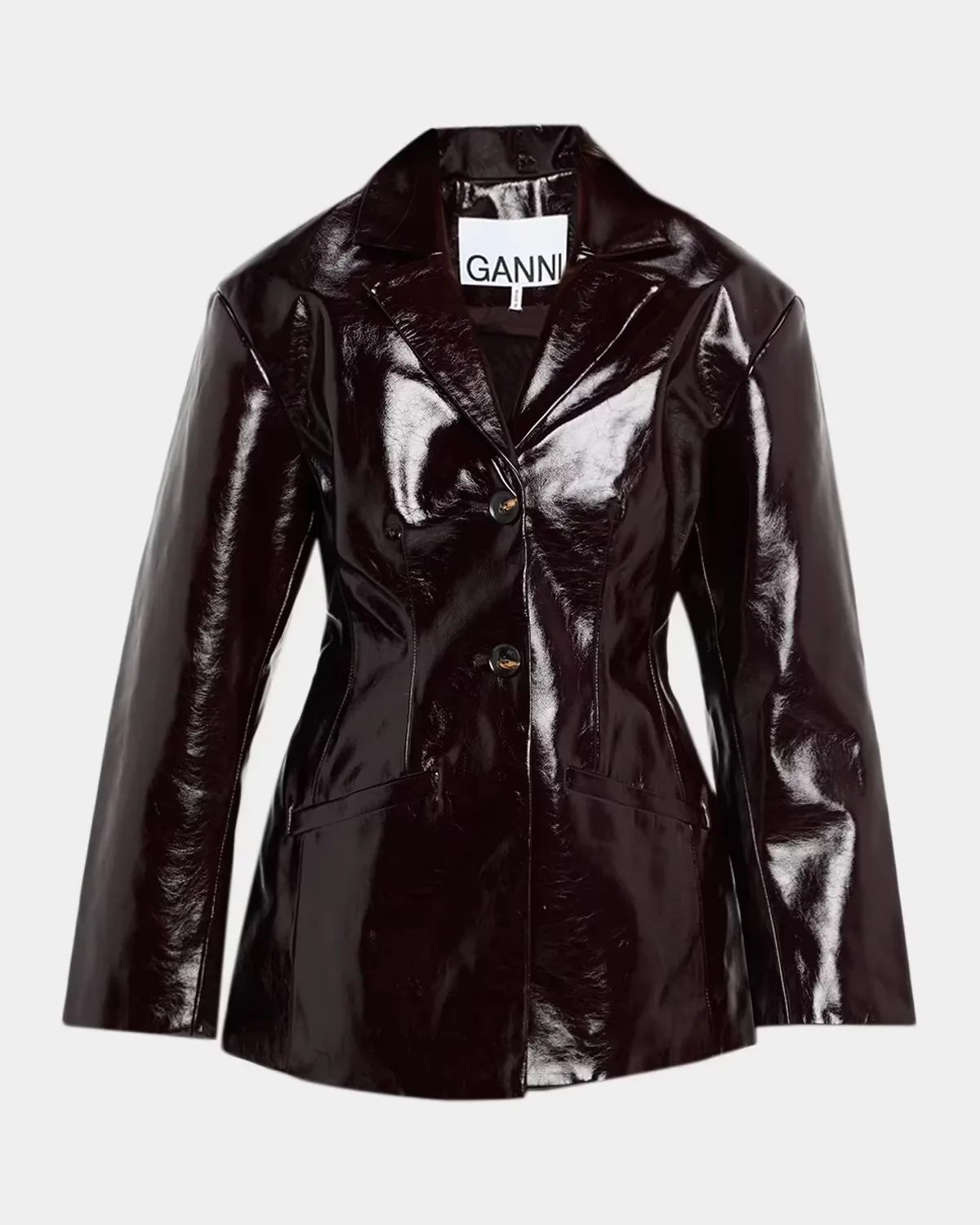 Future Faux-Fur Collar Jacket by GANNI