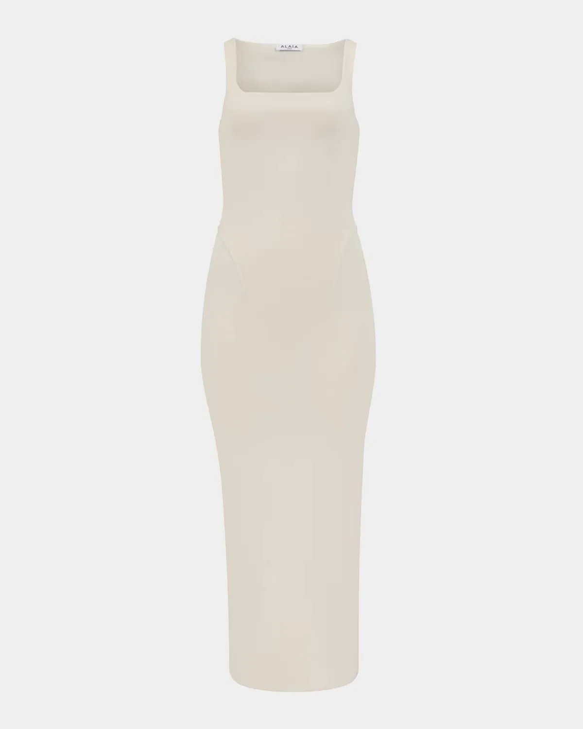 Sleeveless Silk Bodycon Midi Dress by ALAA
