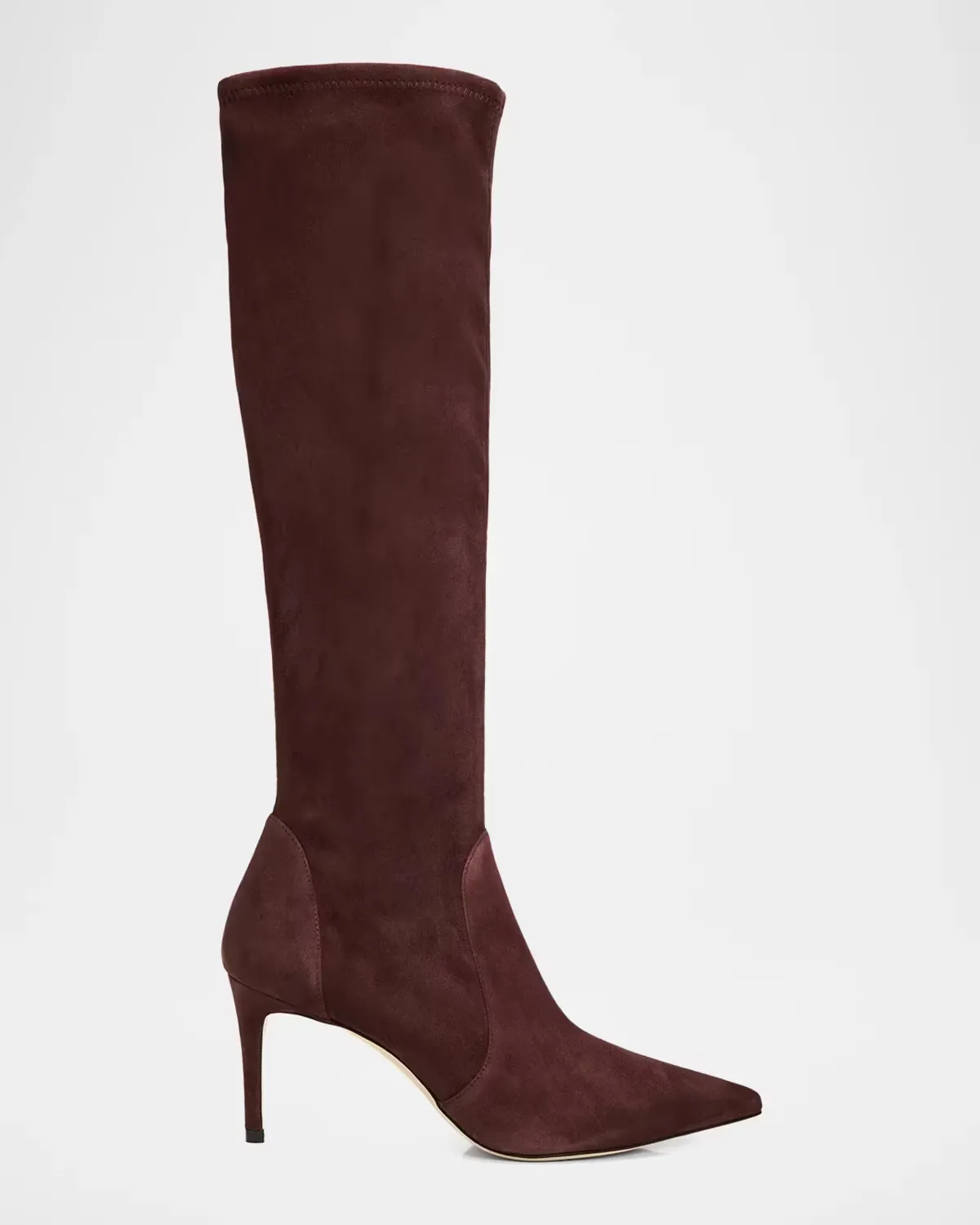 75mm Stuart Power Suede Knee-High Boots