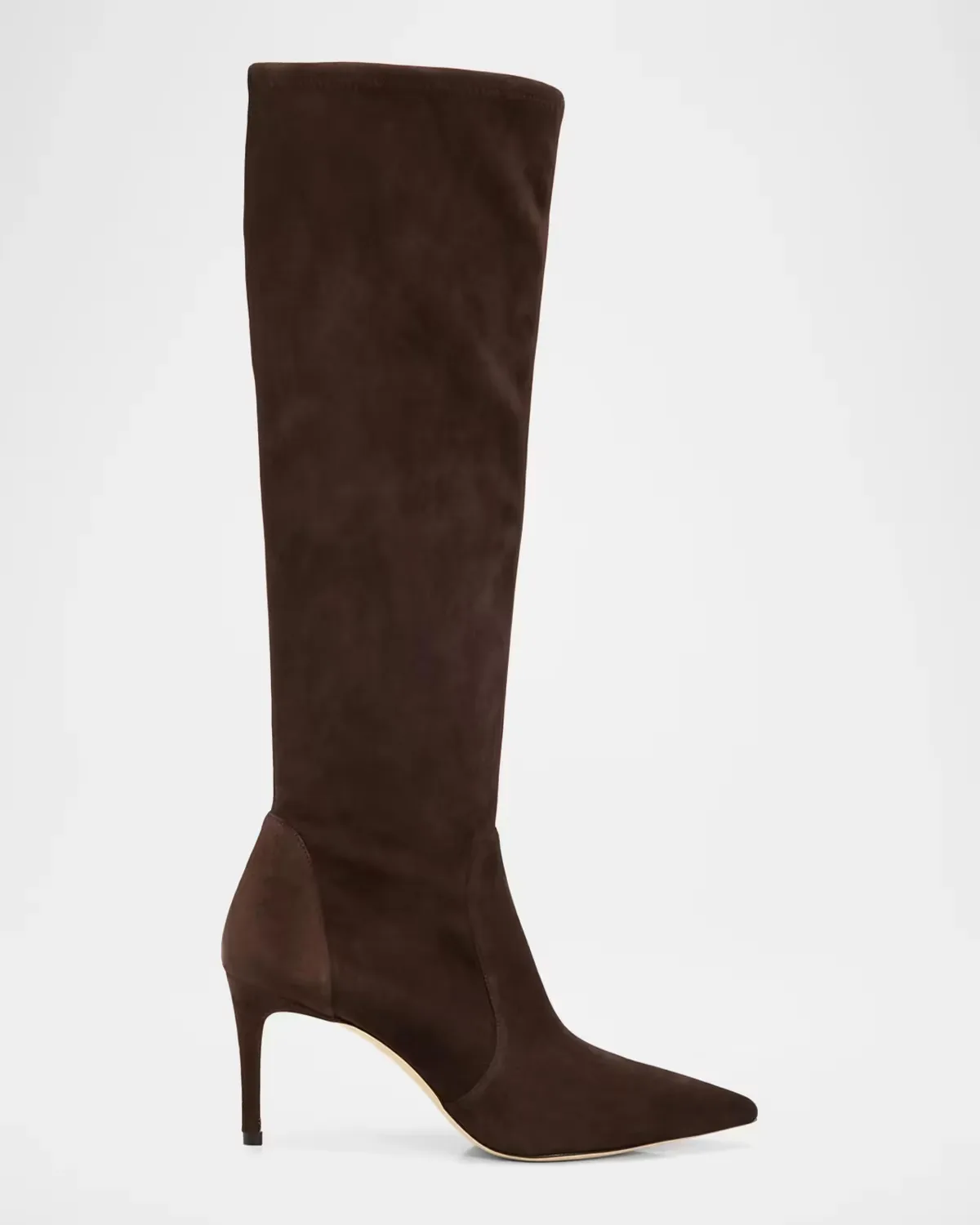 75mm Stuart Power Suede Knee-High Boots