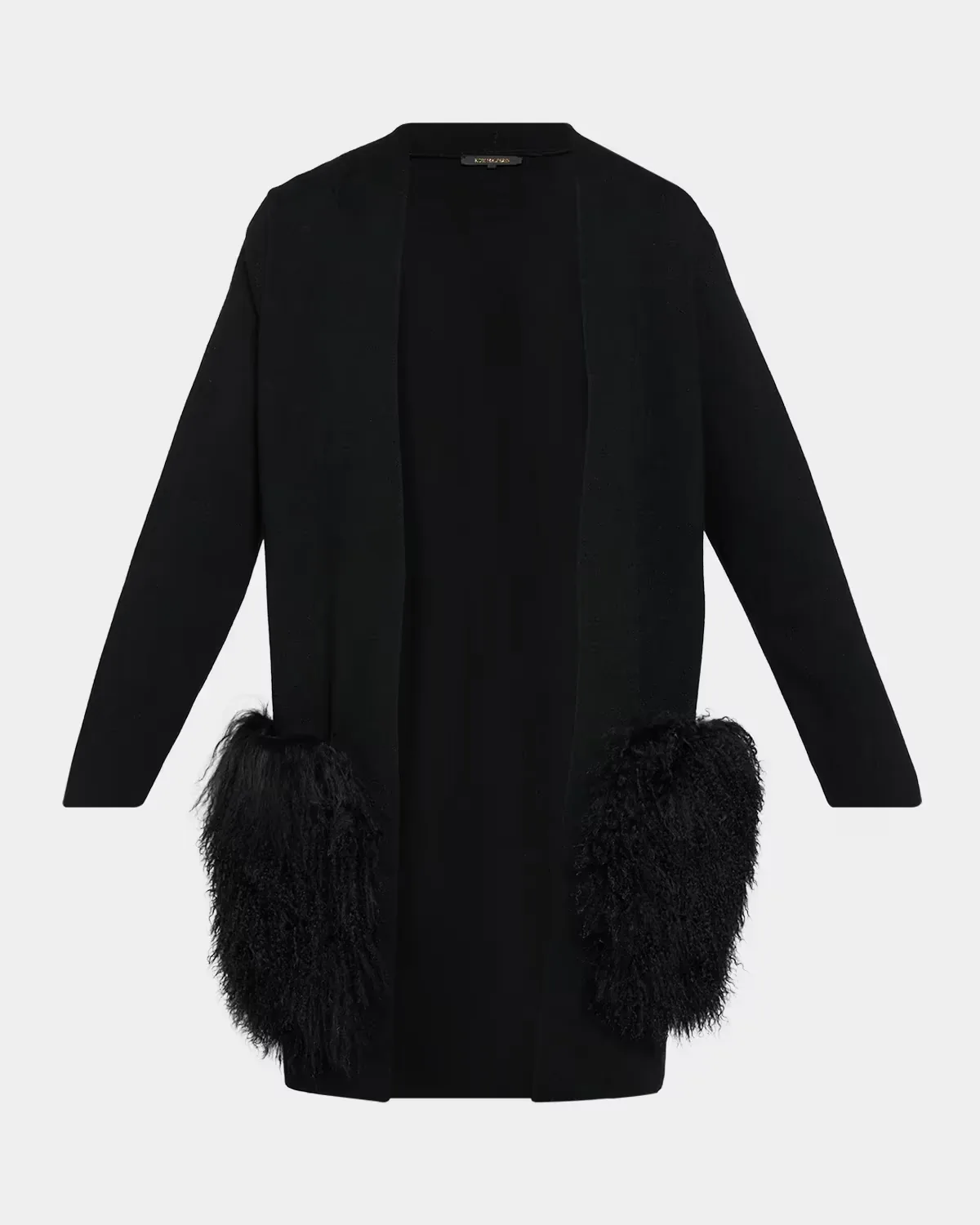 Cori Shearling-Trim Wool-Blend Cardigan by Kobi Halperin