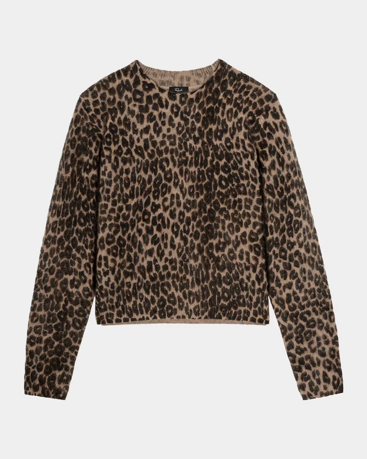Sofia Leopard Print Wool-Cashmere Top by Rails