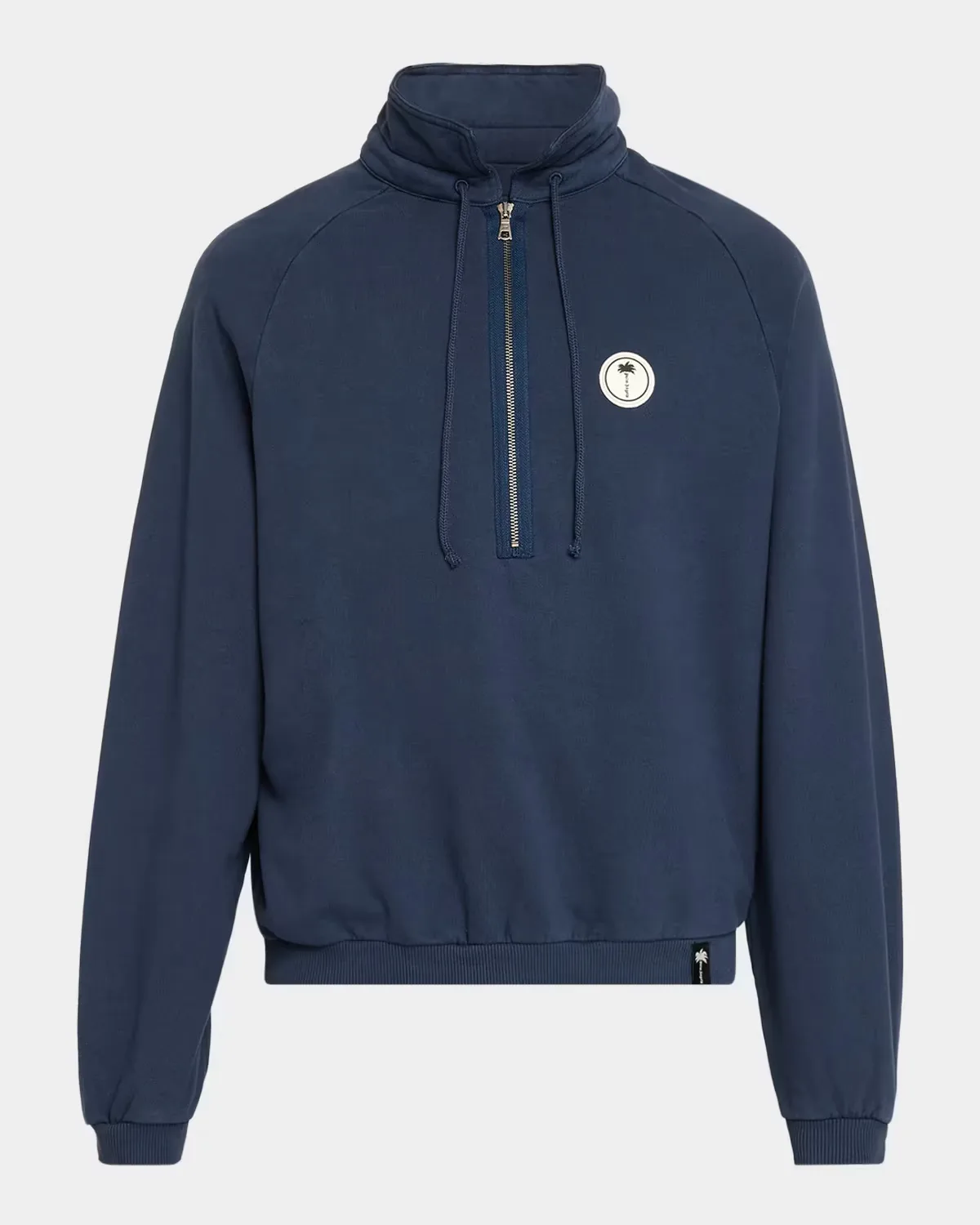 Cotton Half-Zip Sweatshirt by Palm Angels