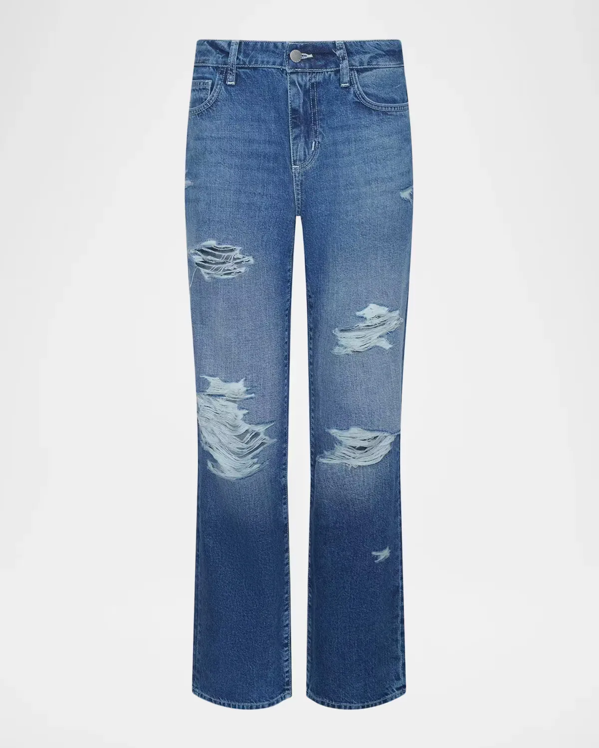 Zelda Low-Rise Slouchy Straight-Leg Jeans by L & apos;AGENCE