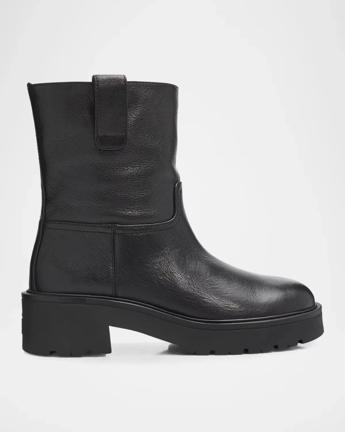 Ren Leather Lug Sole Boots by Stuart Weitzman