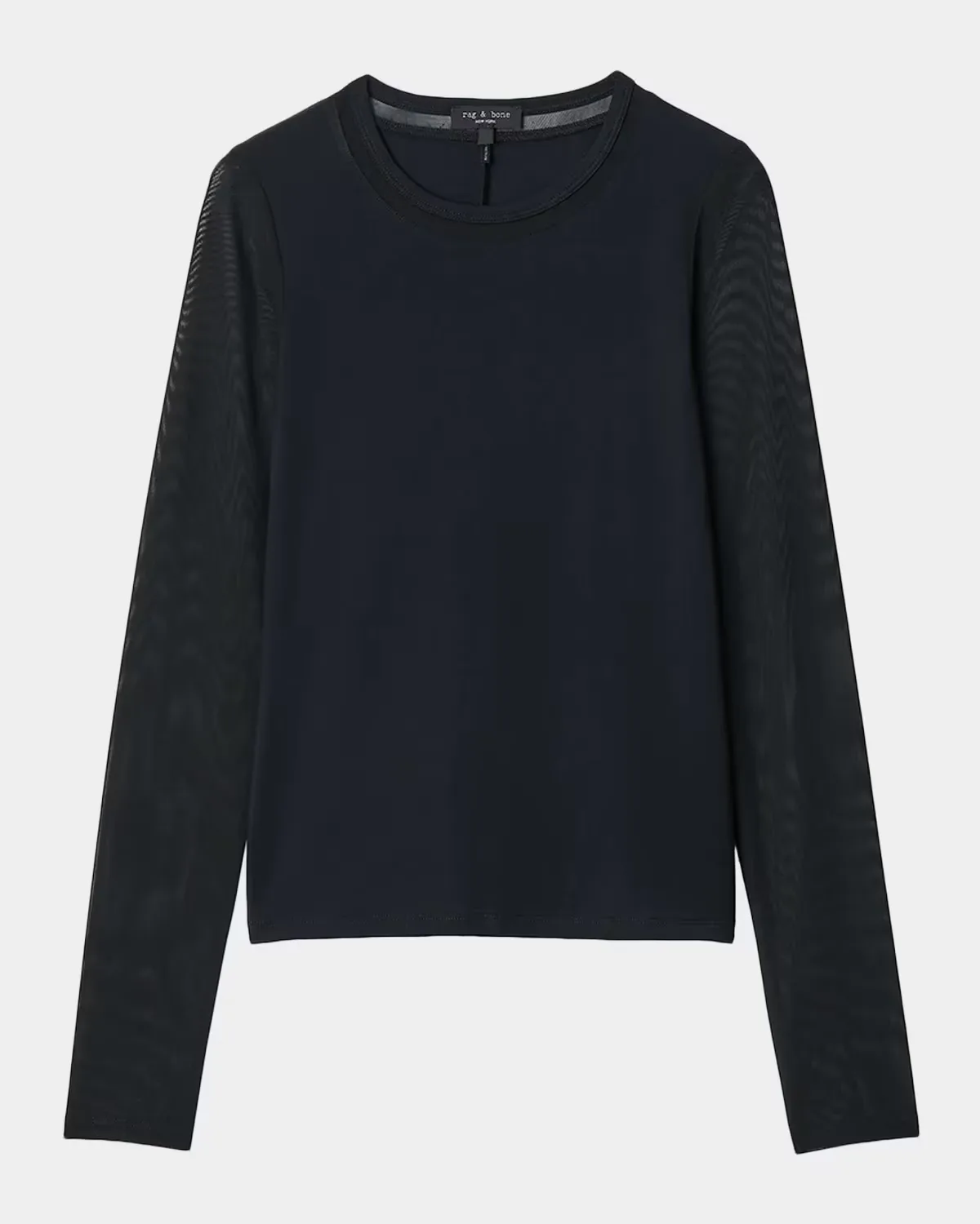 Luca Jersey-Mesh Top by rag & bone
