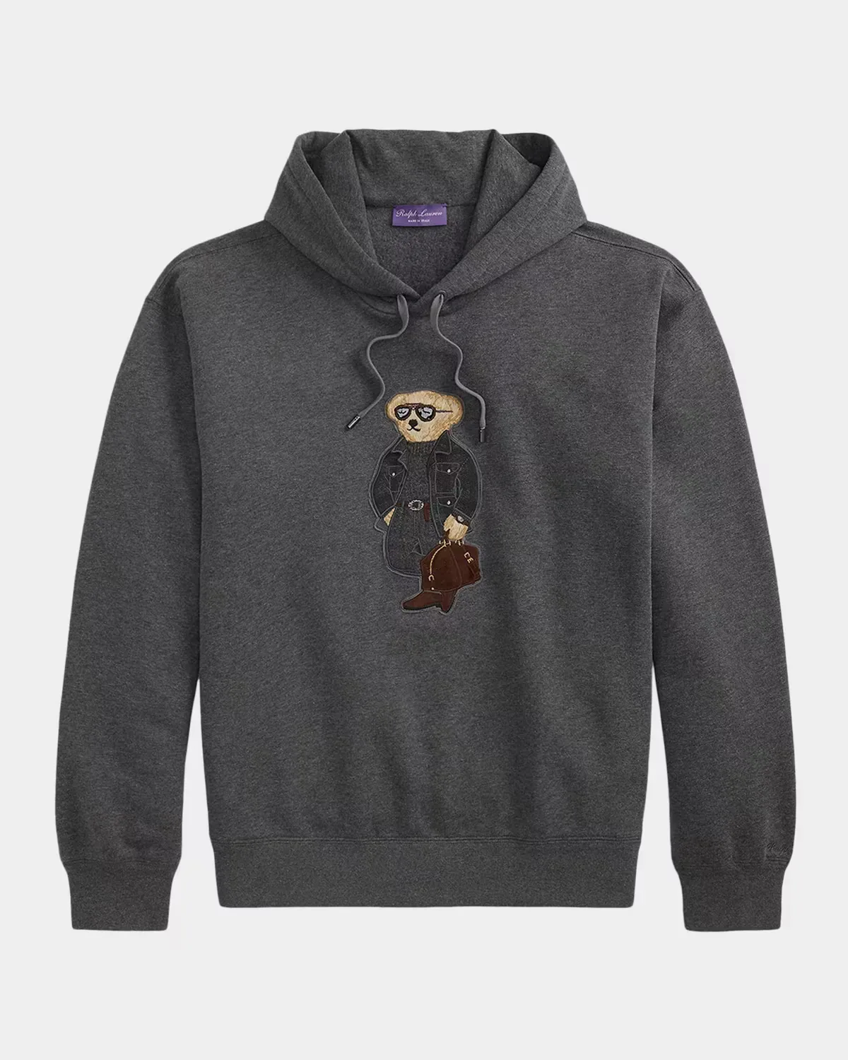 Polo Bear Cotton-Blend Fleece Hoodie