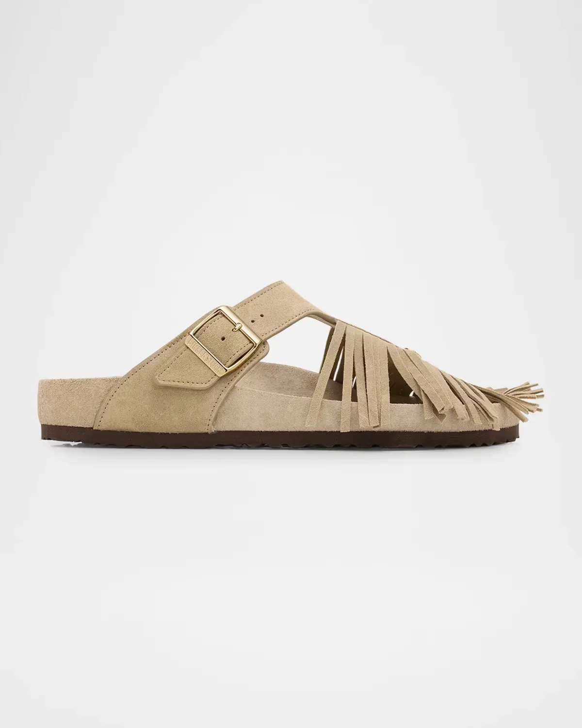ETRO x Birkenstock Suede Fringe Sandals by ETRO
