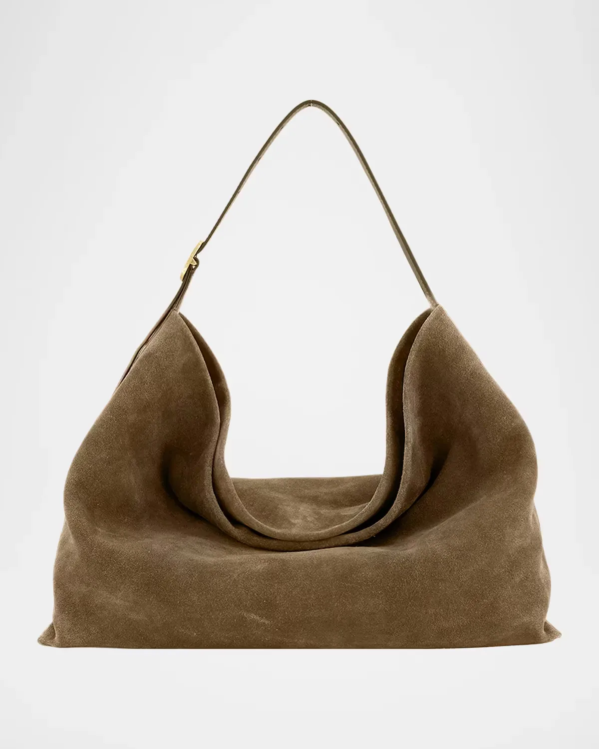 Vivian Medium Slouchy Suede Hobo Bag by Vince