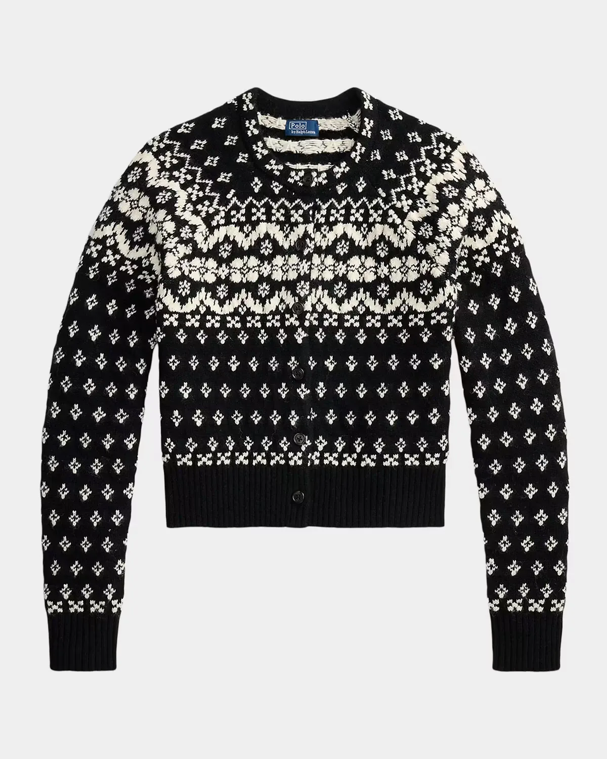 Fair Isle-Style Wool-Blend Cardigan by Ralph Lauren