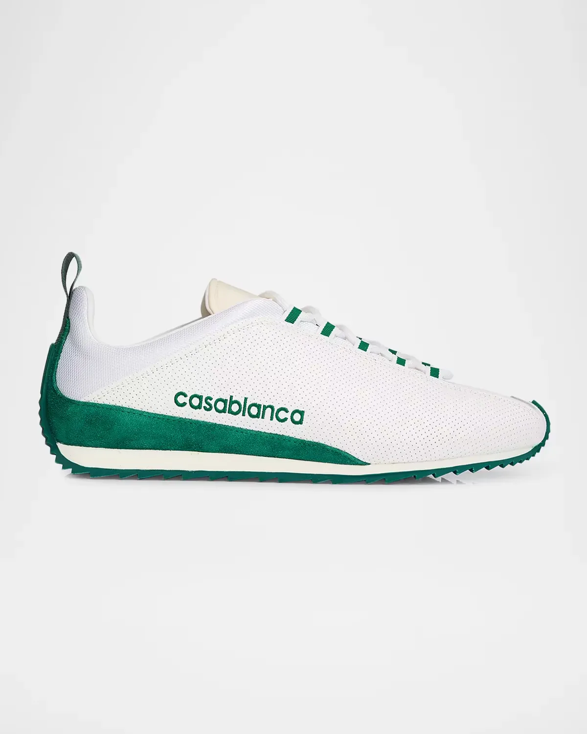 Logo Khopesh Leather Low-Top Sneakers by Casablanca