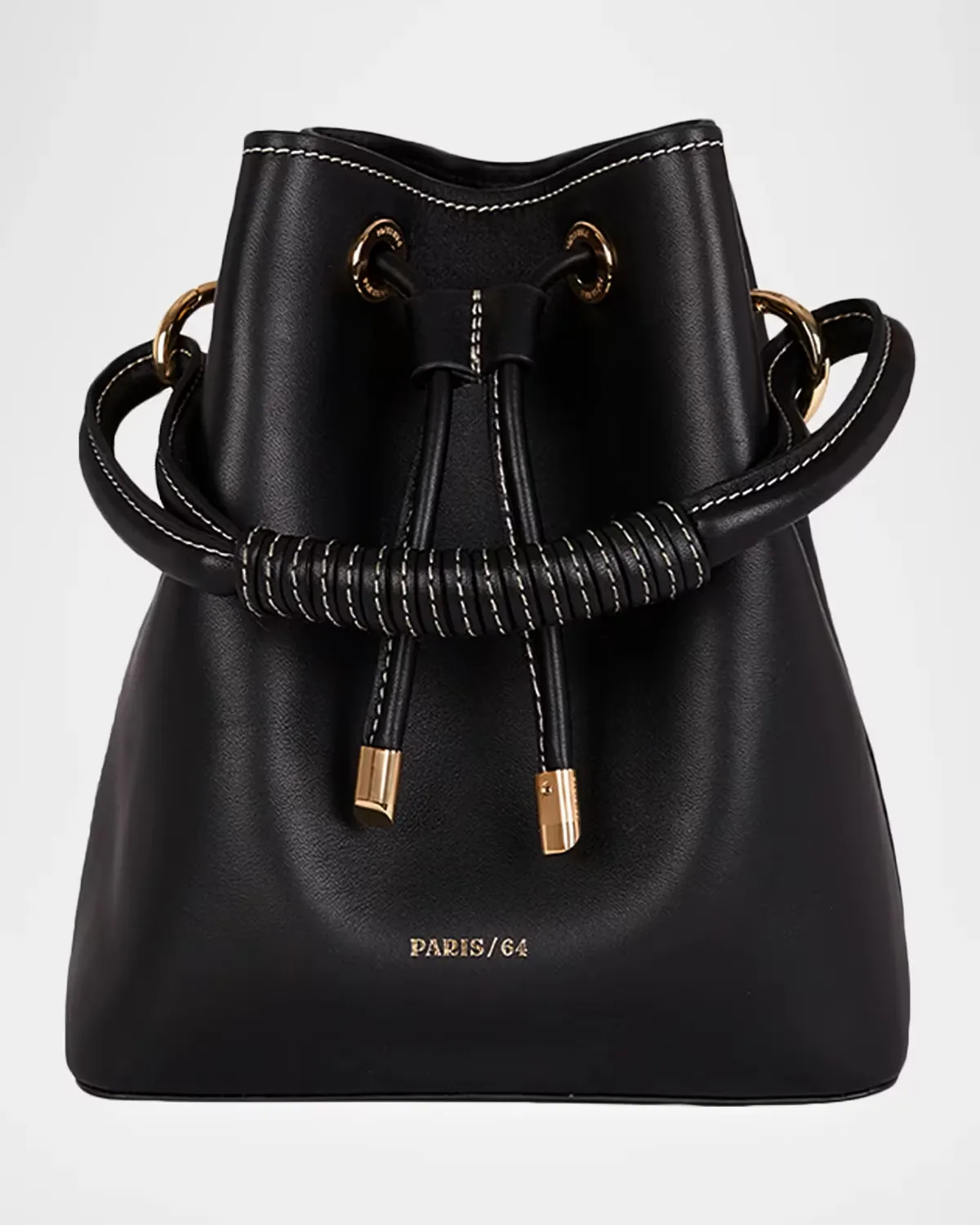 Studio Leather Bucket Crossbody Bag by PARIS/64