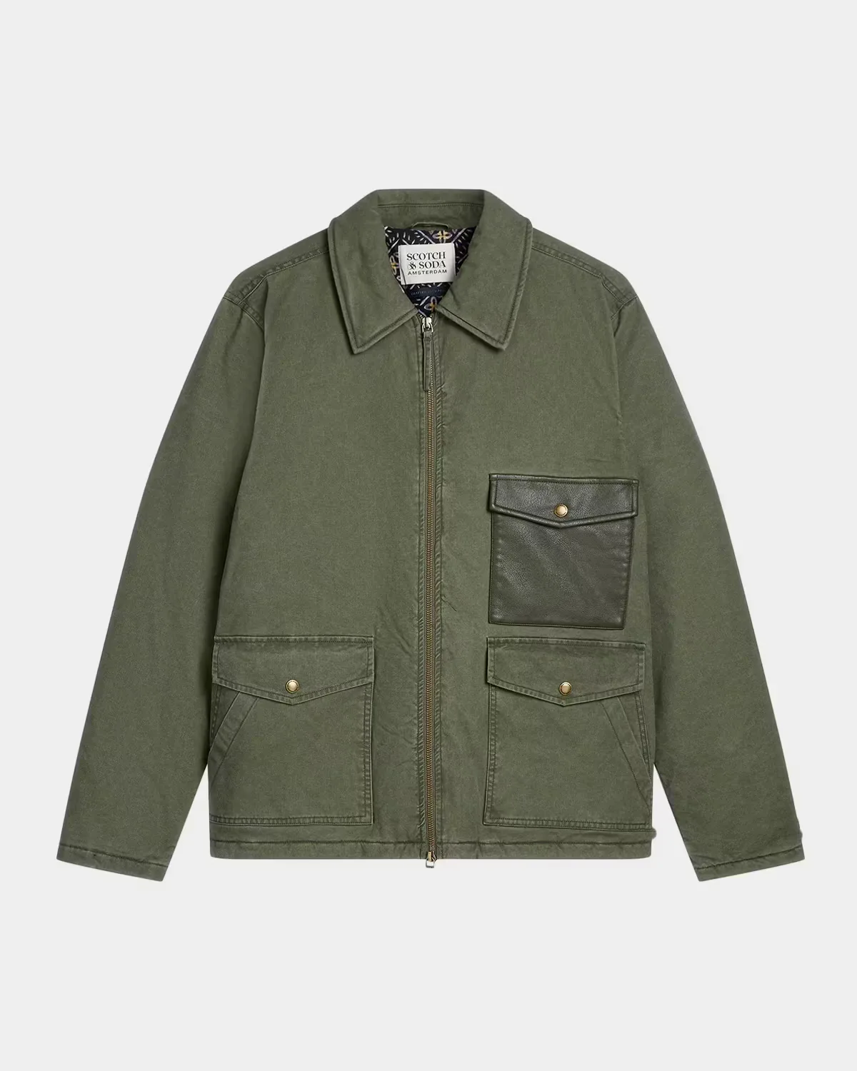 J-Canvas Cotton-Blend Worker Jacket by Scotch & Soda