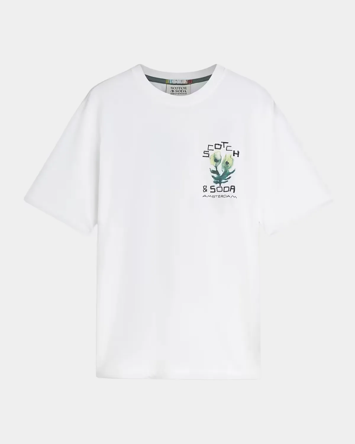 Graphic Cotton T-Shirt by Scotch & Soda
