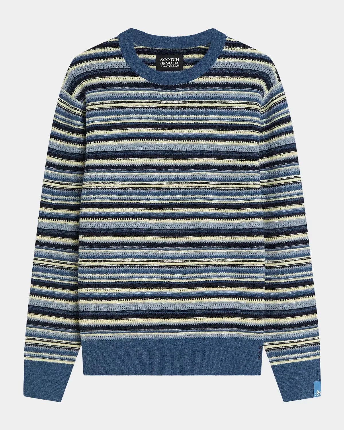 Striped Soft-Knit Sweater by Scotch & Soda
