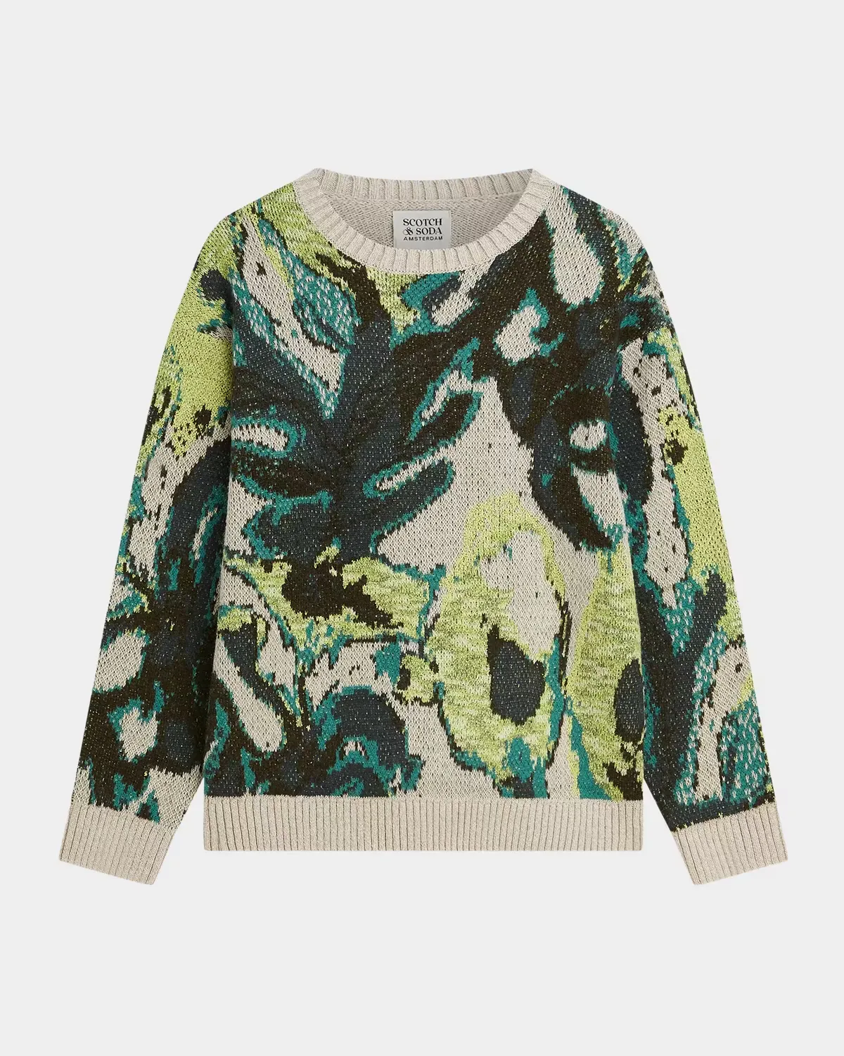 Watercolor Cotton-Blend Sweater by Scotch & Soda