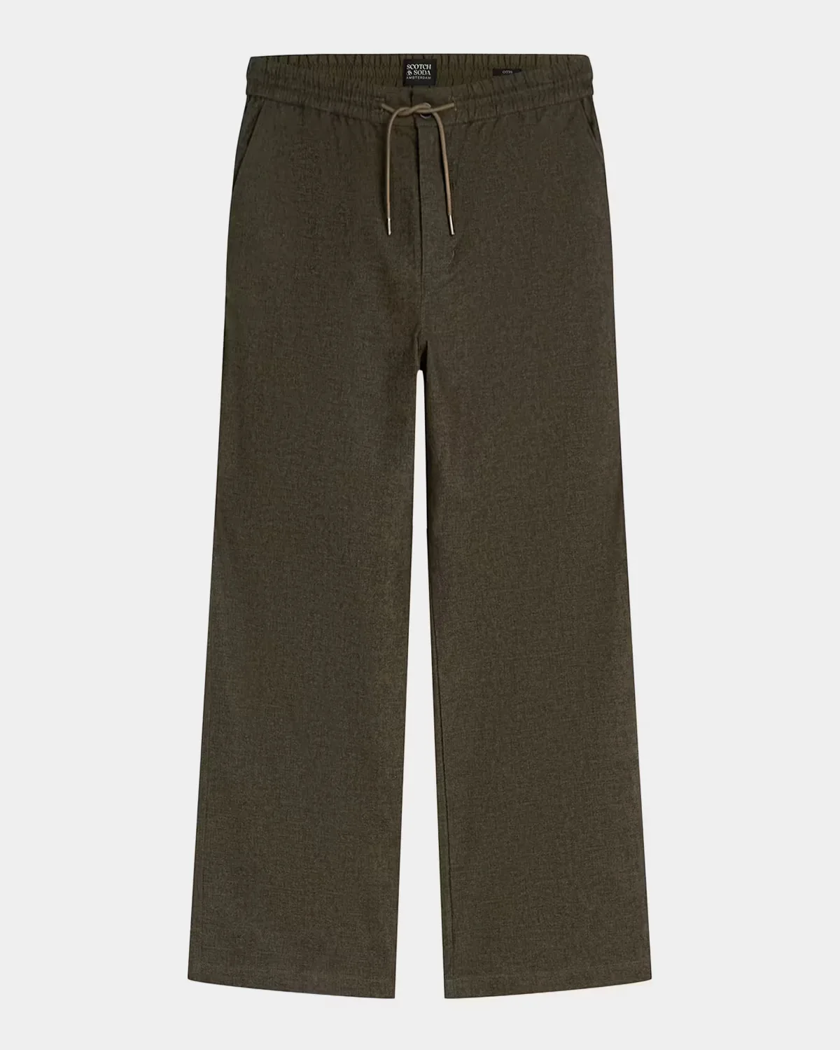 Otis Melange Stretch-Cotton Straight-Leg Pants by Scotch & Soda