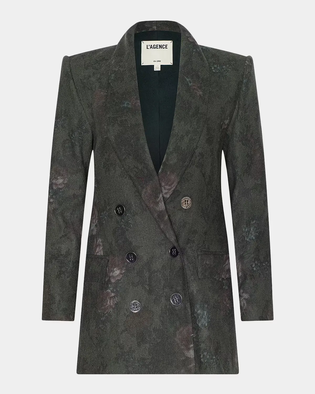 Jayda Relaxed Double-Breasted Blazer by L & apos;AGENCE
