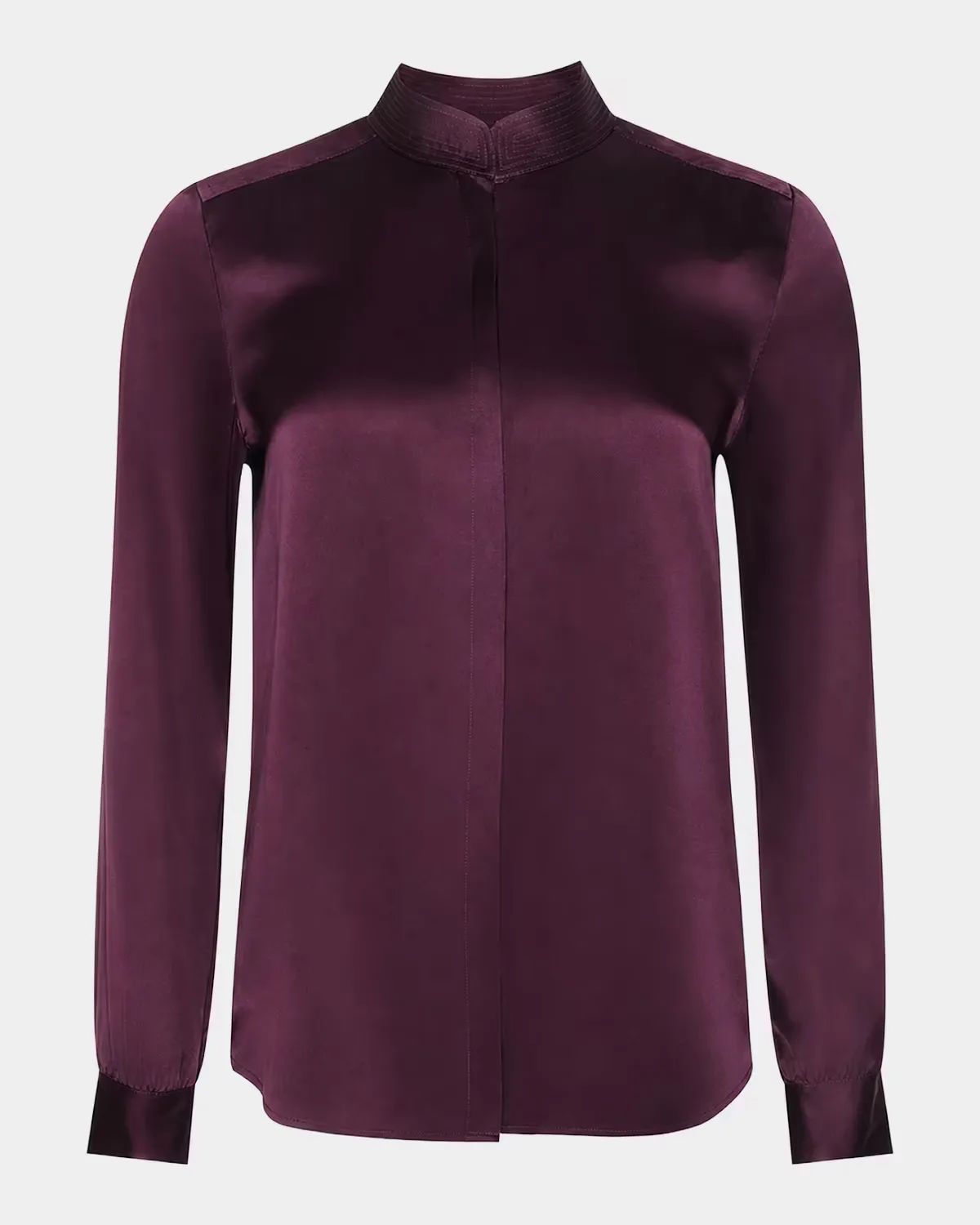 Bianca Silk Charmeuse Button-Down Blouse by L & apos;AGENCE