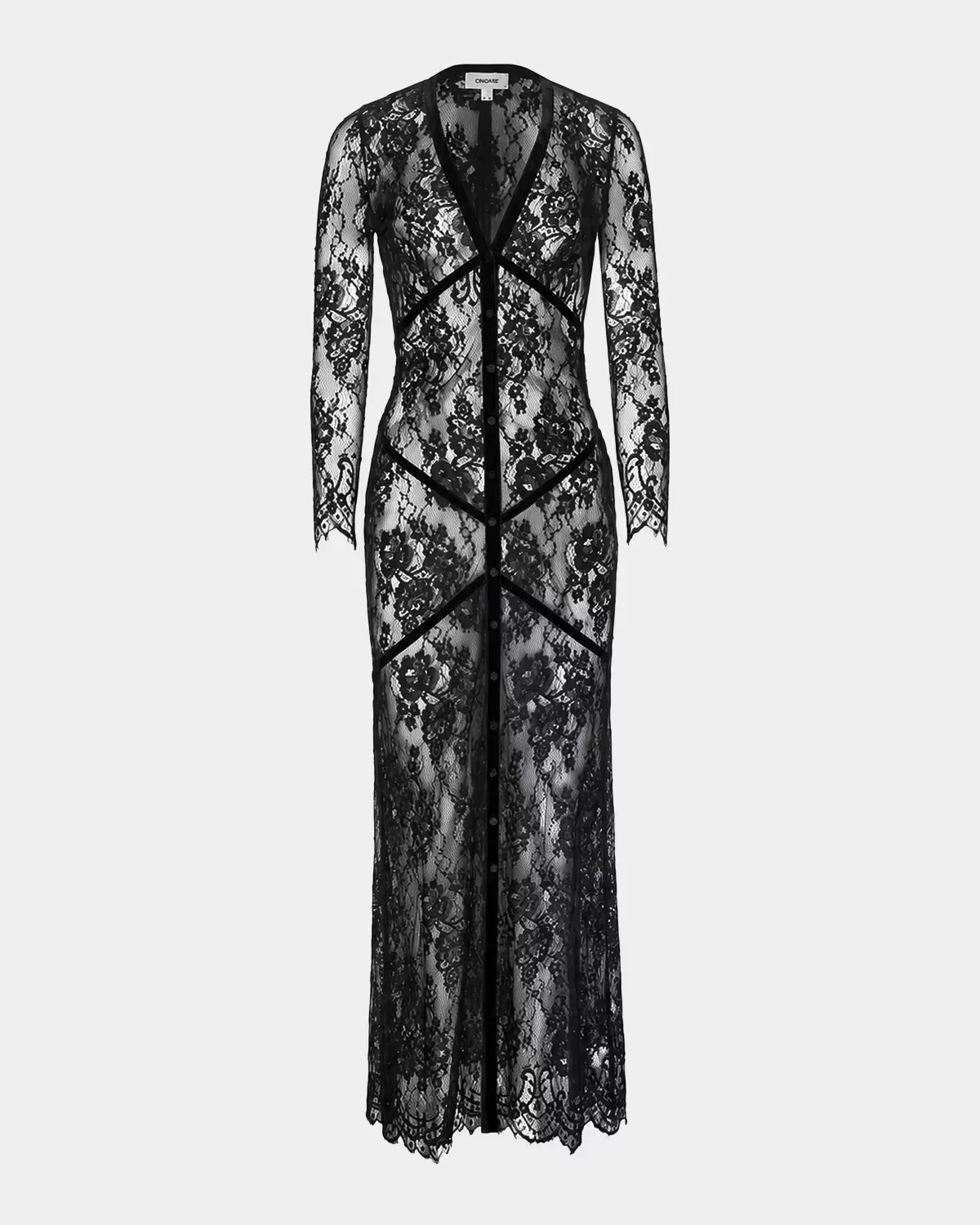 Poesy Lace Maxi Dress by L & apos;AGENCE