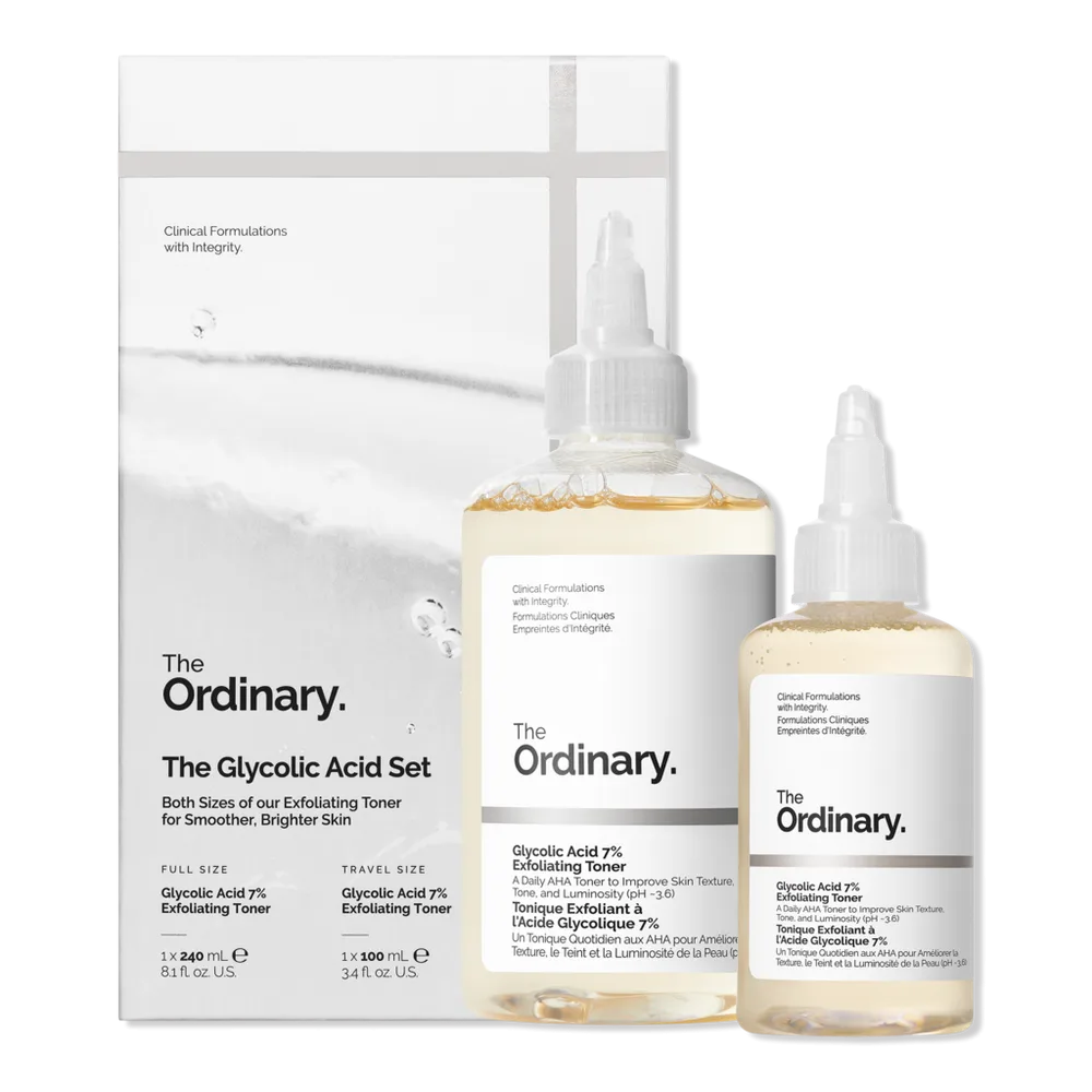 The Glycolic Acid Exfoliating Toner Gift Set by The Ordinary