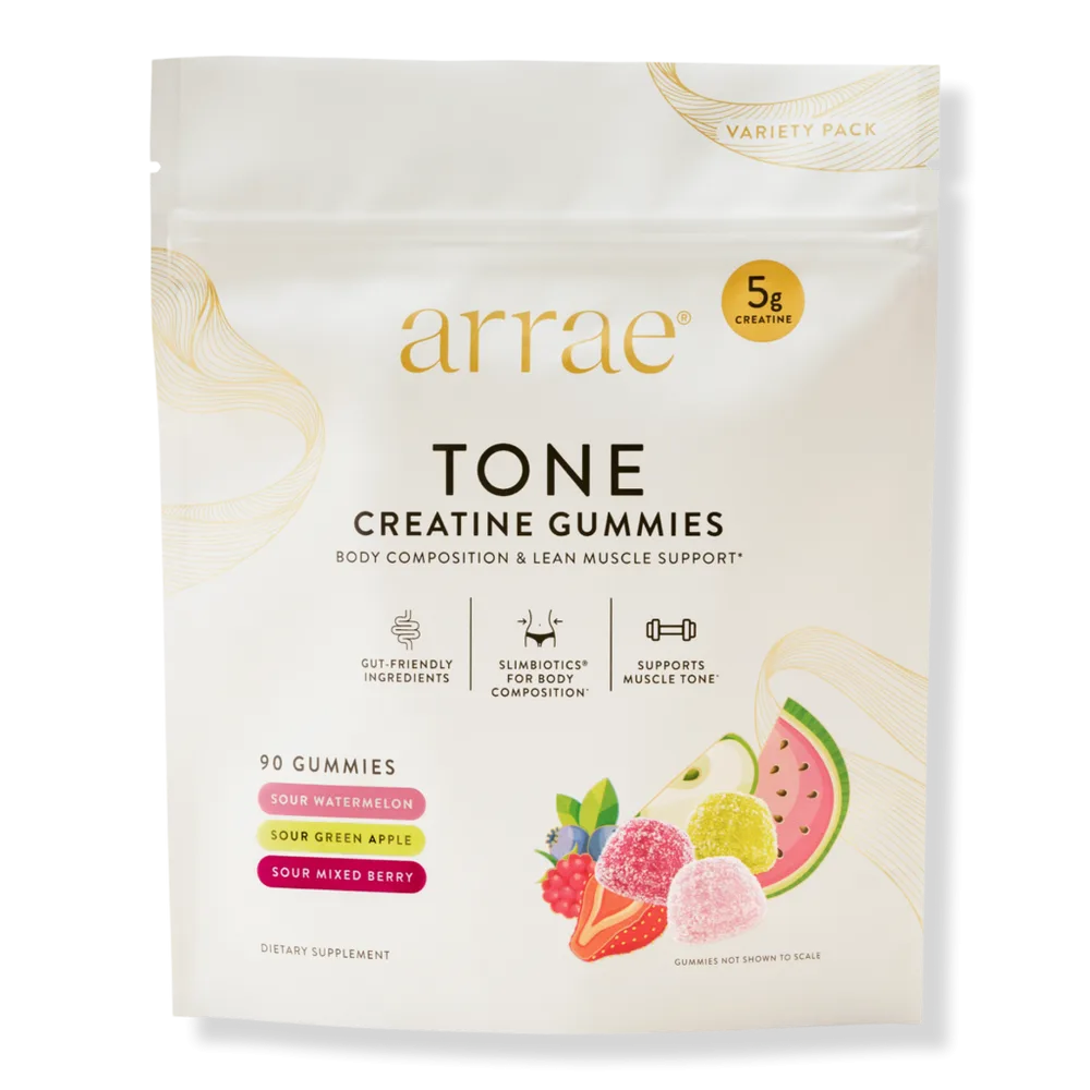 Tone: Creatine Body Composition Gummies Multi-Flavor Variety Pack - 90 ct by Arrae