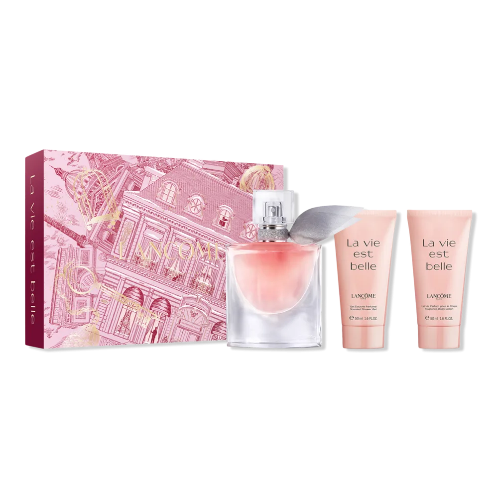 La Vie Est Belle 3 Piece Set with Perfume, Body Lotion & Shower Gel by Lancôme