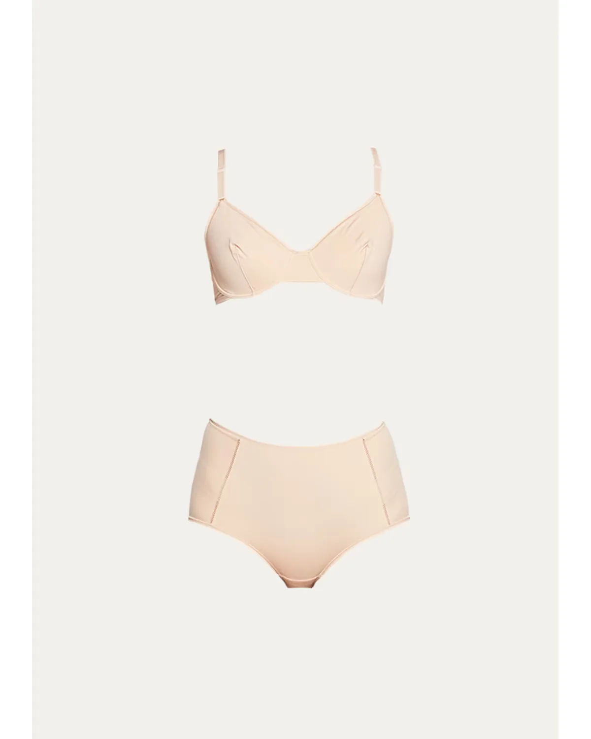 Brina Soyeuse High-Rise Recycled Jersey Briefs by Eres