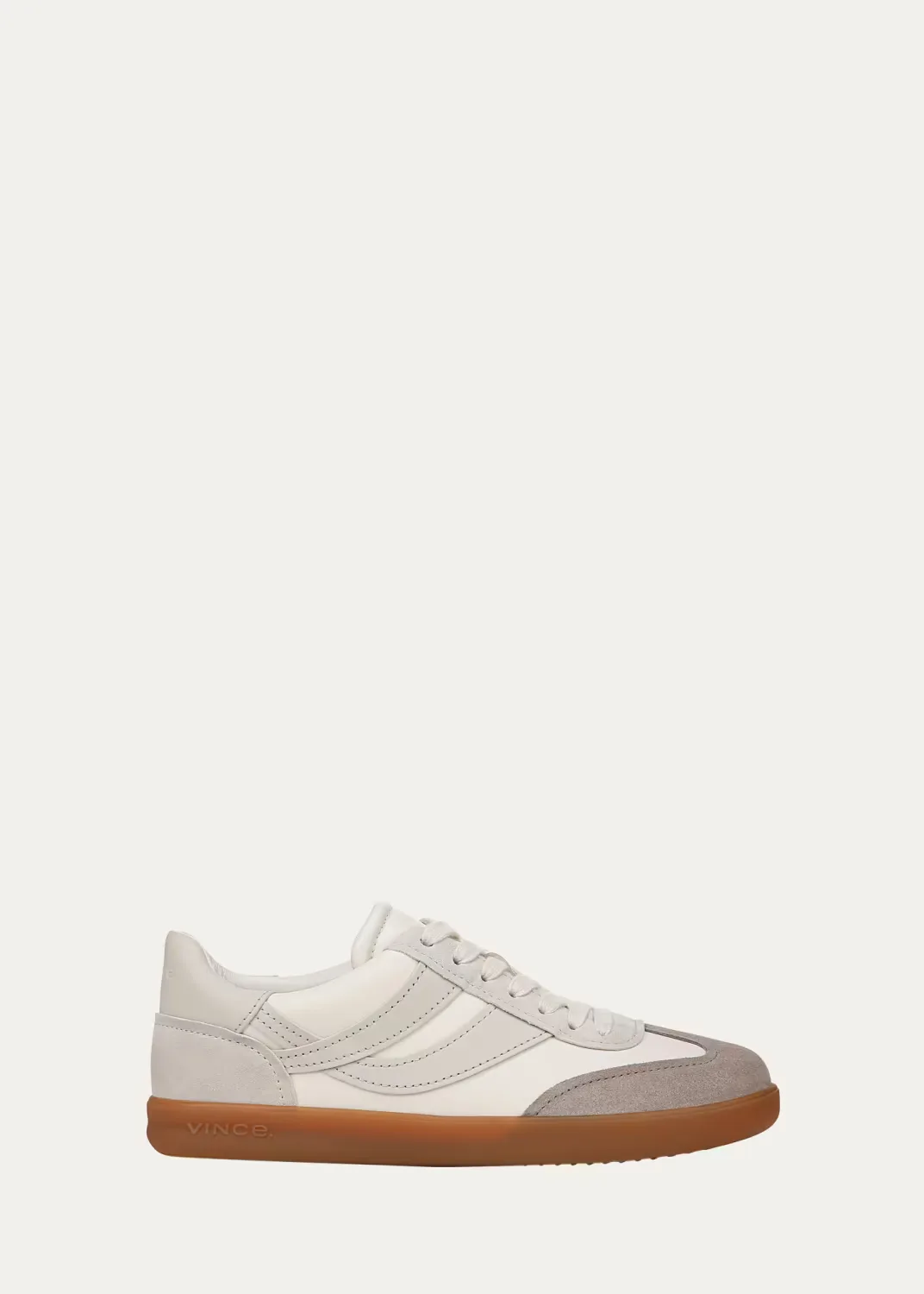 Oasis Mixed Leather Retro Sneakers by Vince