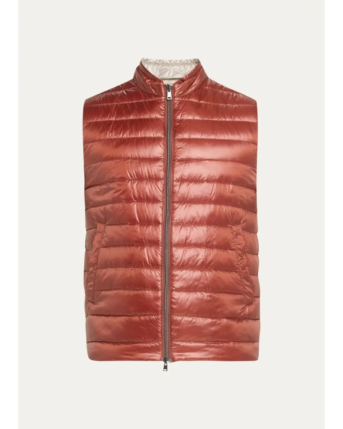 Nylon Ultralight Reversible Bicolor Vest by Herno