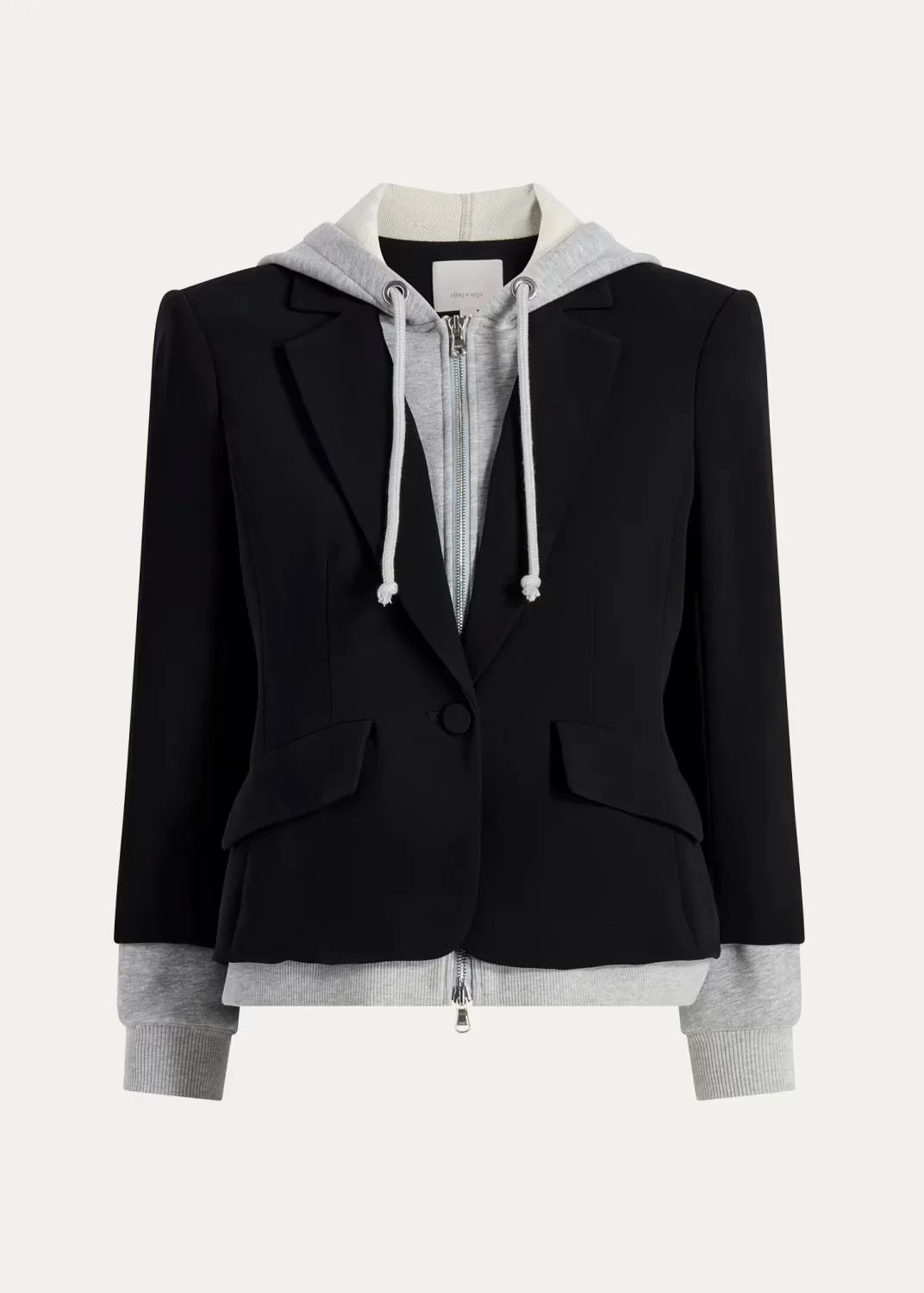 Khloe Le Petit Zip-Front Blazer