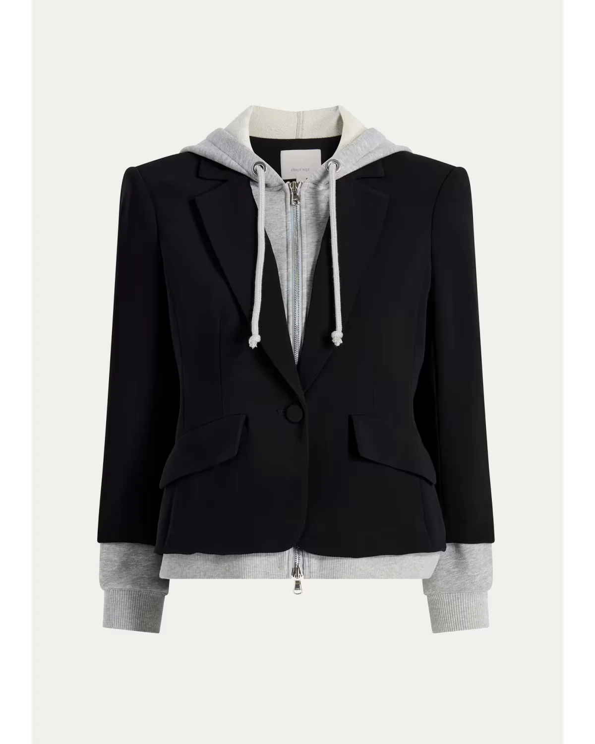 Khloe Le Petit Zip-Front Blazer