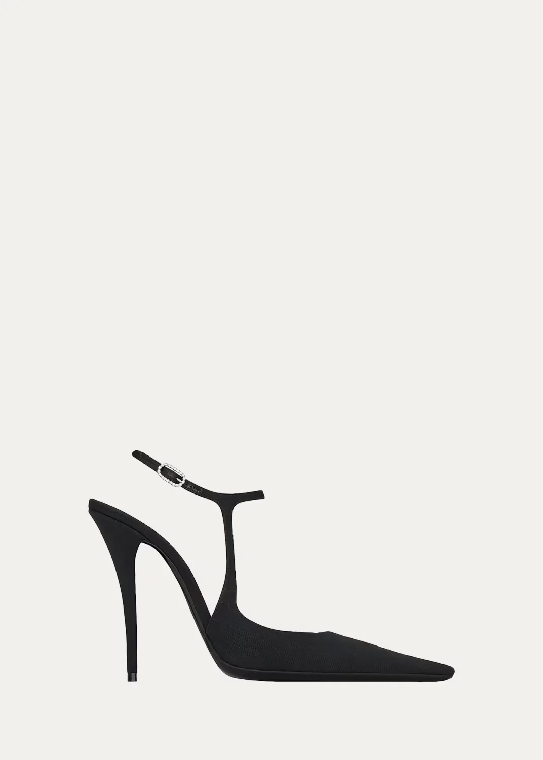 110mm Manon Silk Ankle-Strap Pumps