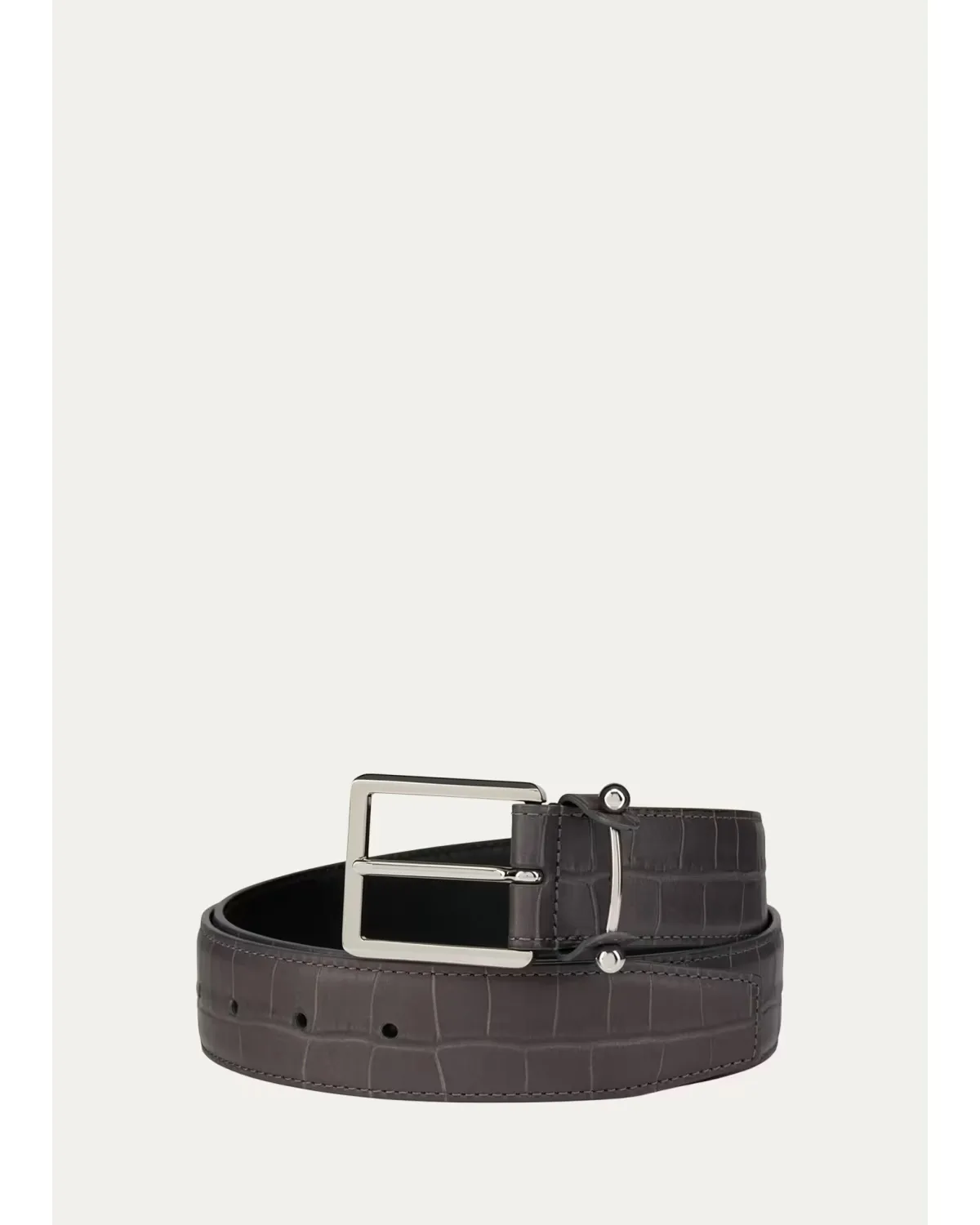 Chambeliss Croc-Effect Leather Belt by Christian Louboutin