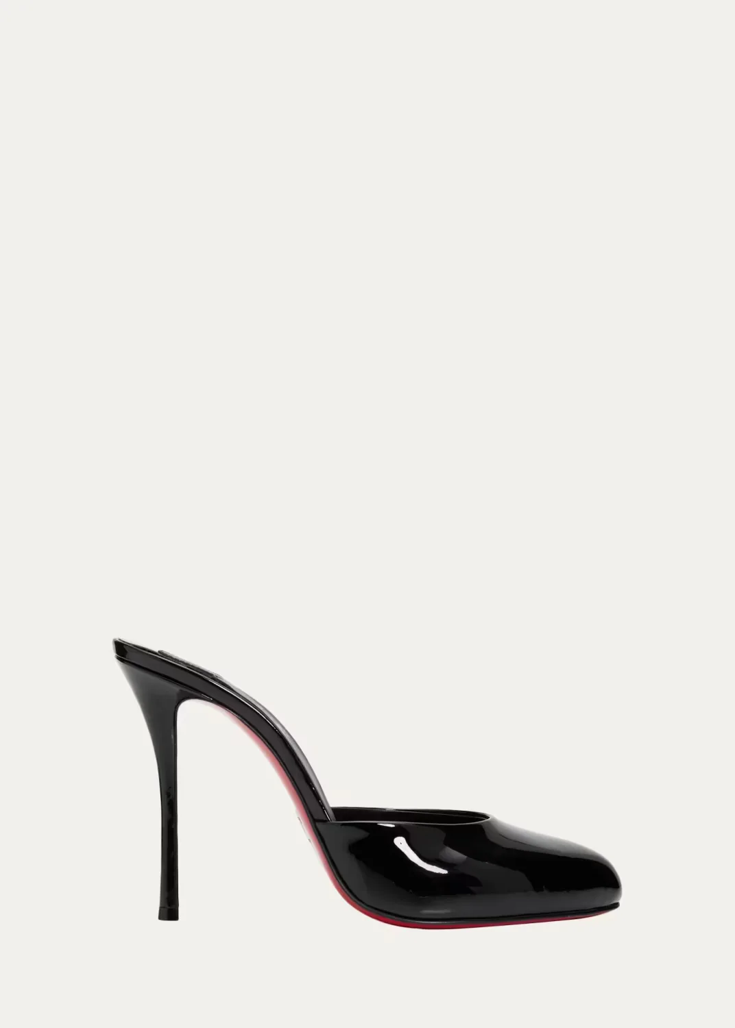 100mm Dolly Patent Leather Mules