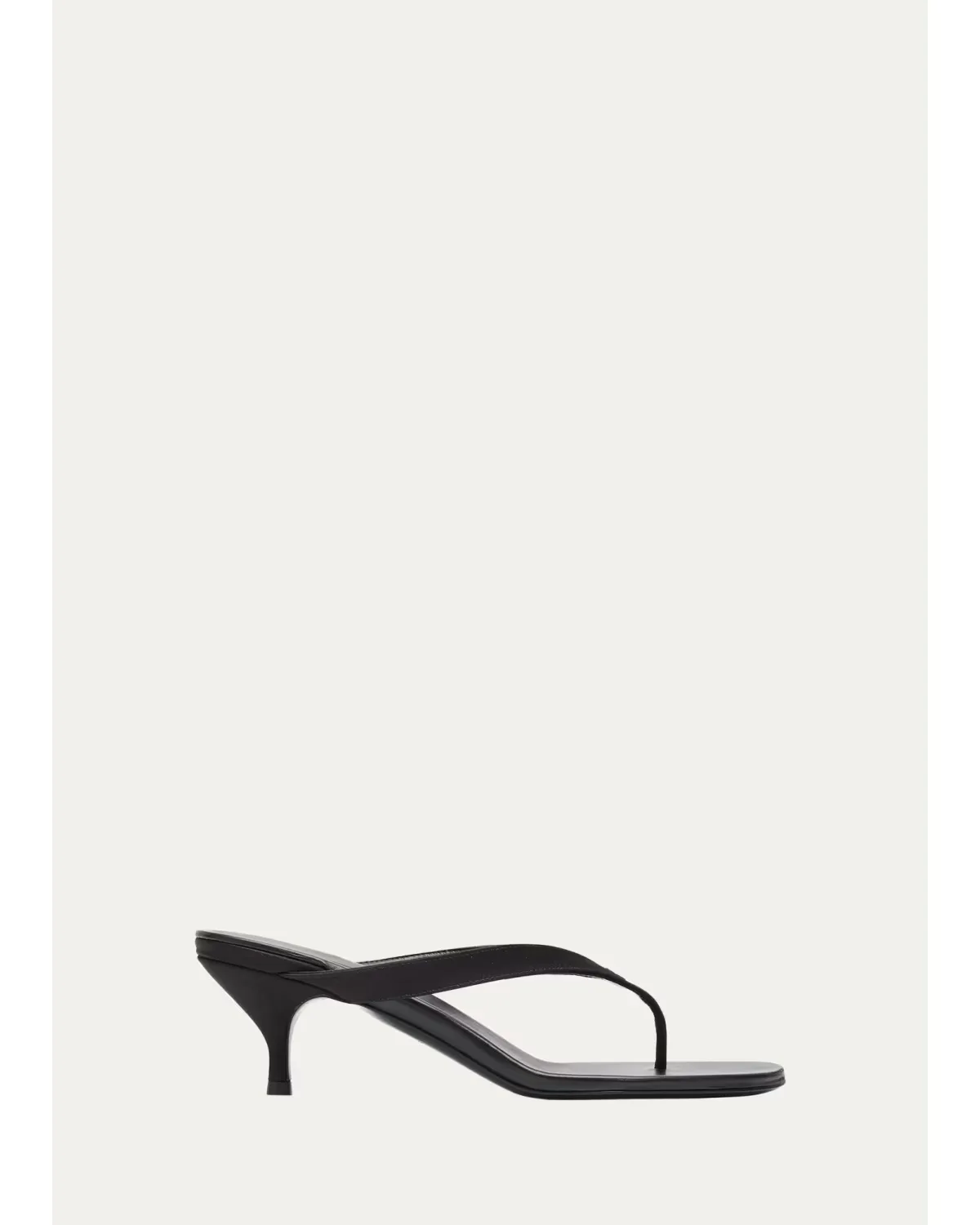 Satin Kitten-Heel Thong Sandals by Miu Miu