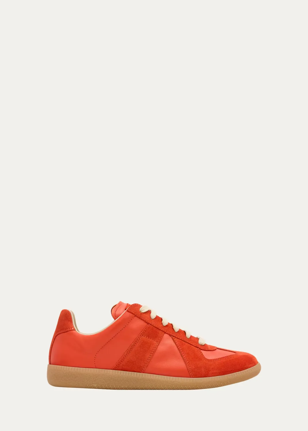 Replica Suede & Leather Sneakers by Maison Margiela