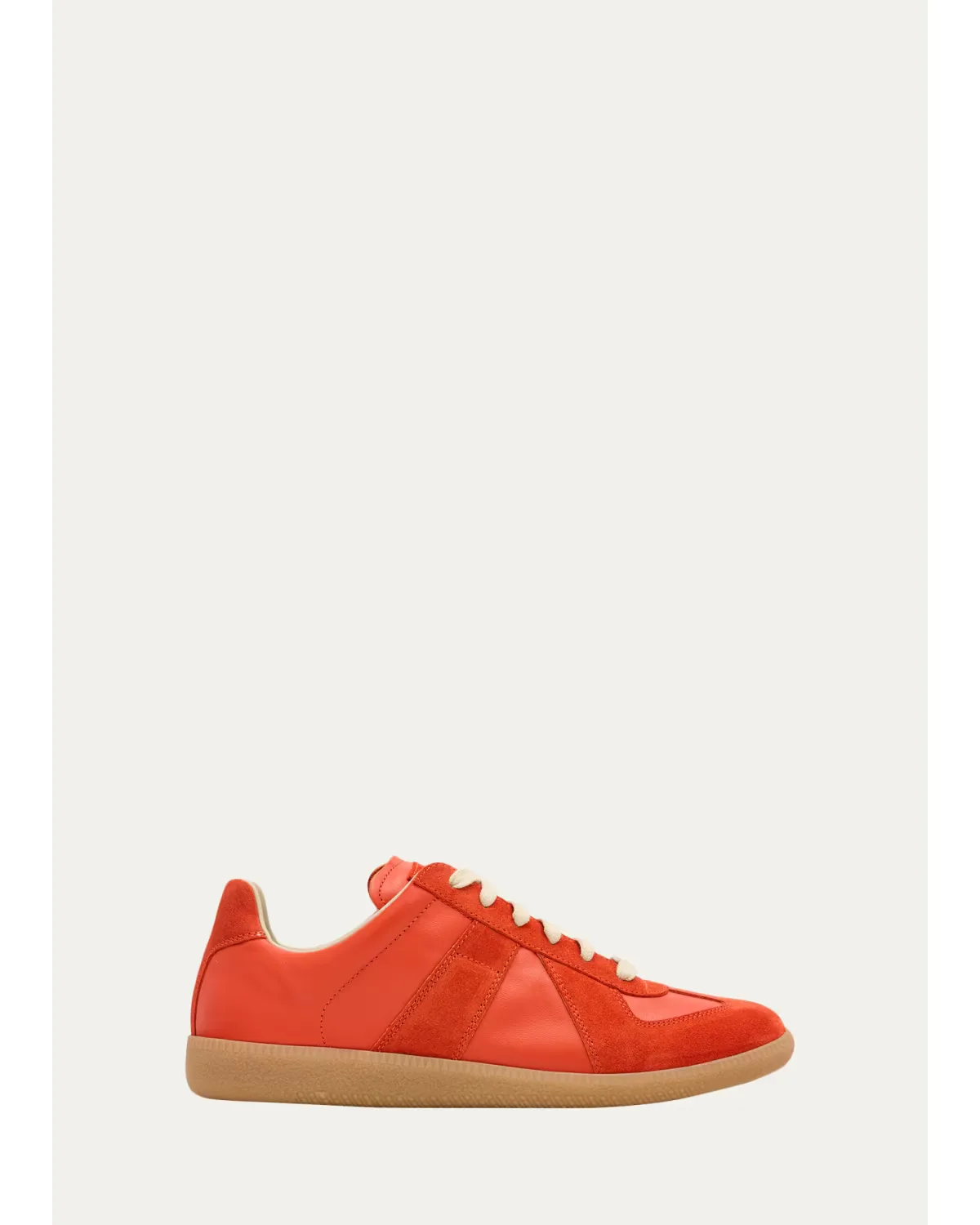 Replica Suede & Leather Sneakers by Maison Margiela