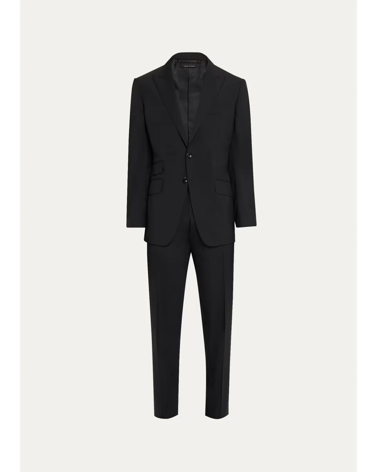 Wool Peak Lapel Two-Piece Suit by Tom Ford