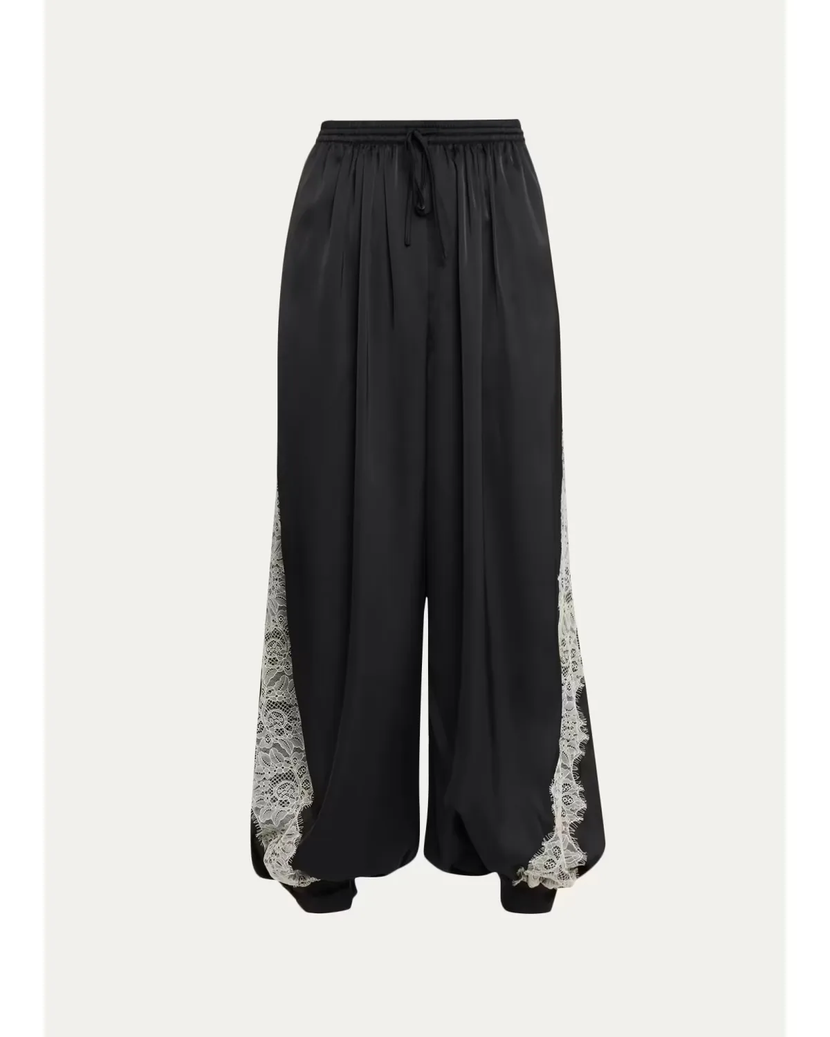 Esme Satin Drawstring Balloon Pants by Cinq  Sept